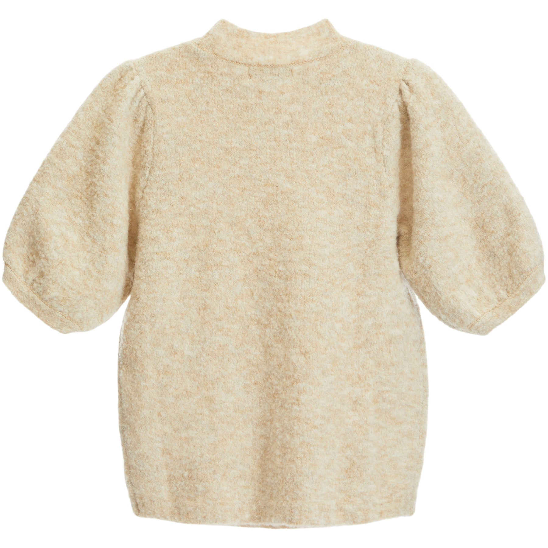 Vienne Cozy Knit Puff Sleeve Top