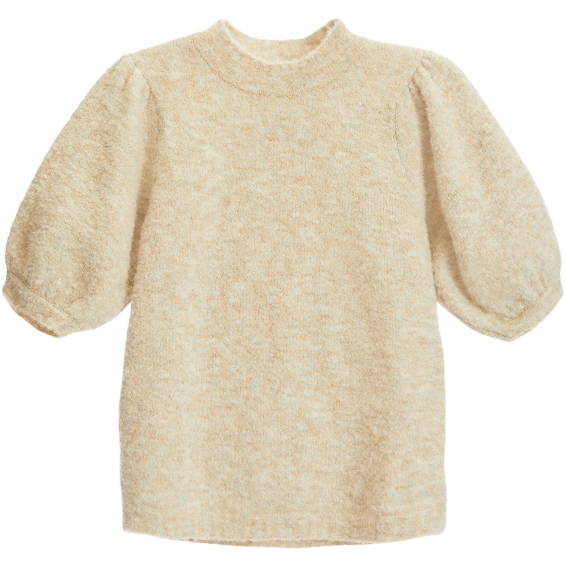 Vienne Cozy Knit Puff Sleeve Top