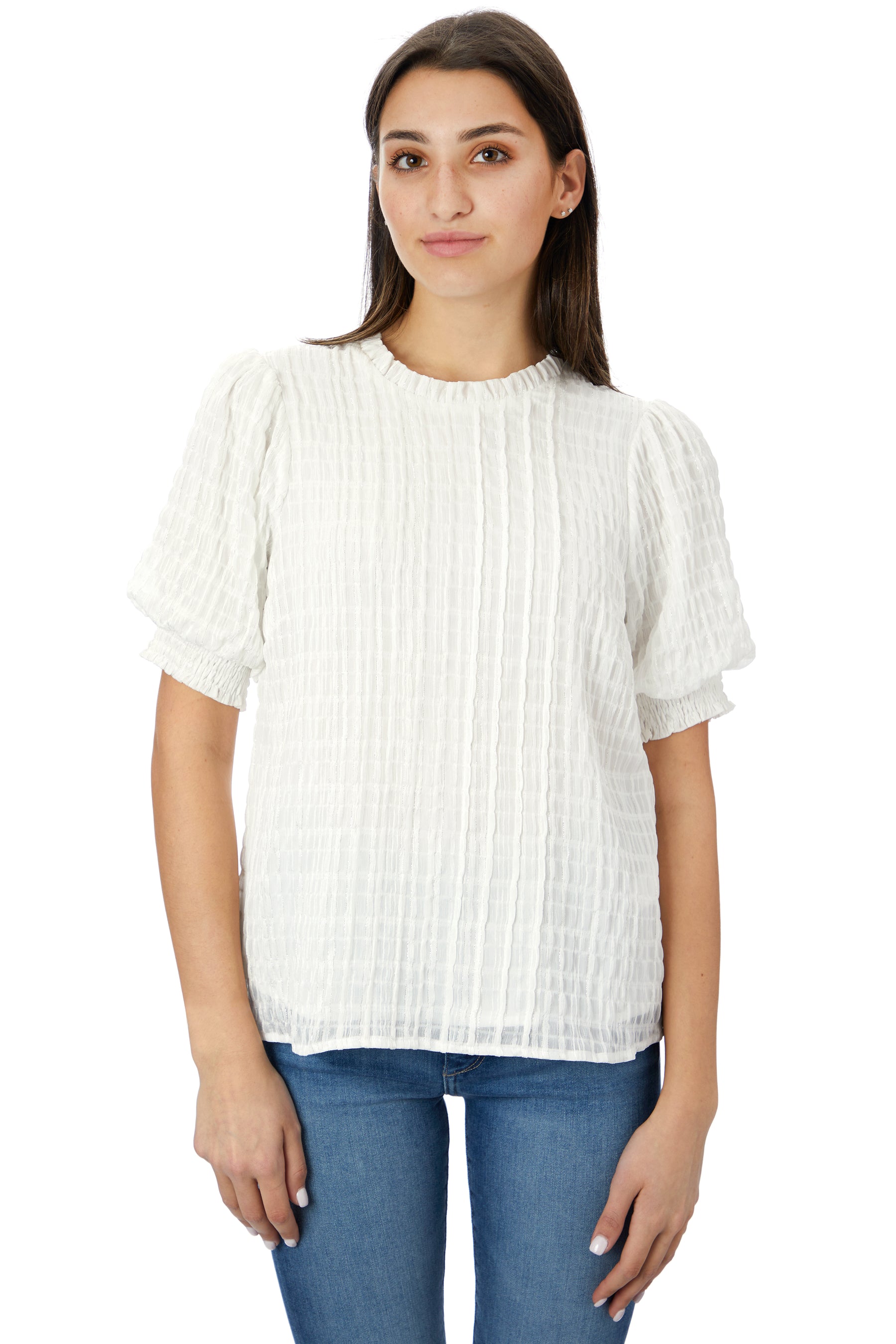 Colleen Textured Chiffon Blouse