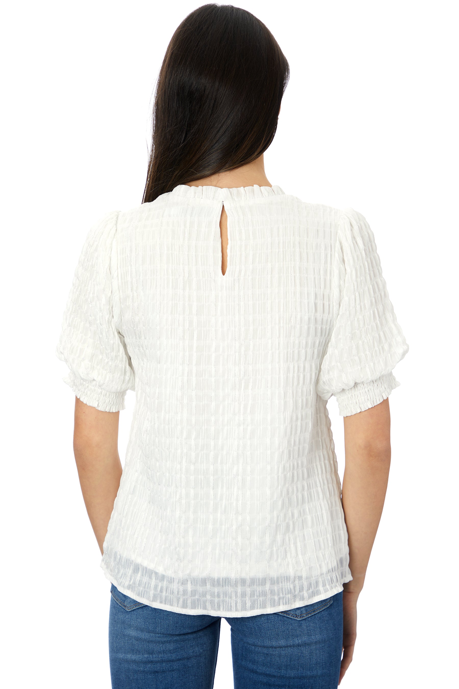 Colleen Textured Chiffon Blouse