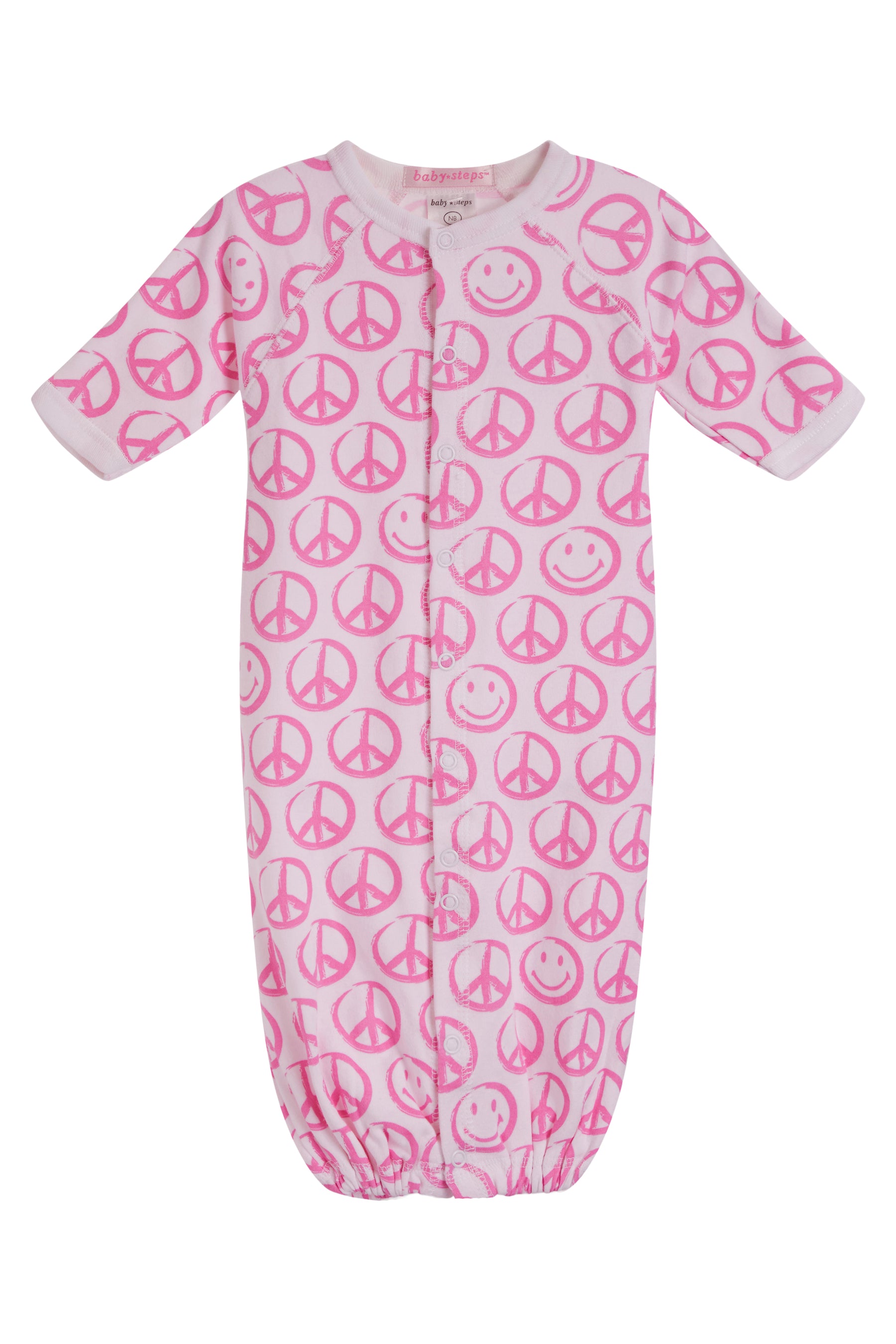 Converter Gown- Pink Peace Sign