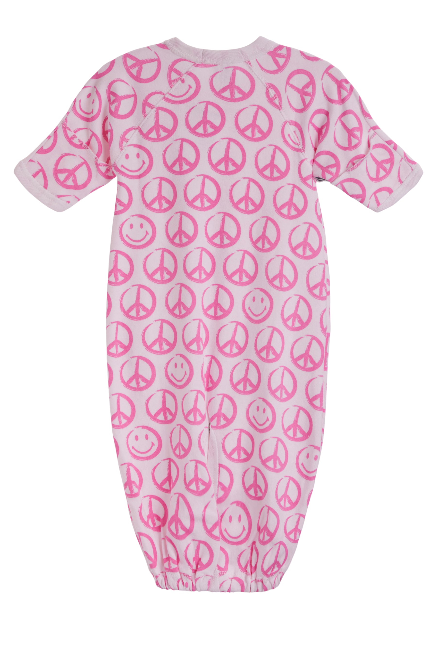 Converter Gown- Pink Peace Sign