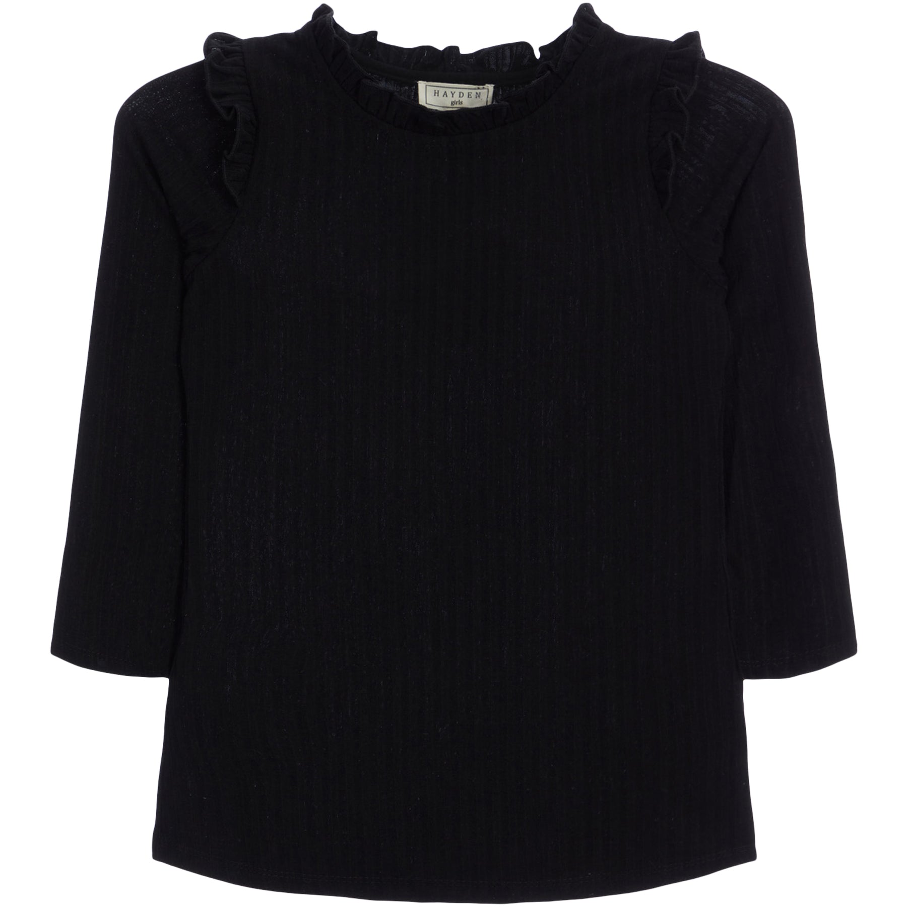Ruffle Long Sleeve Tee
