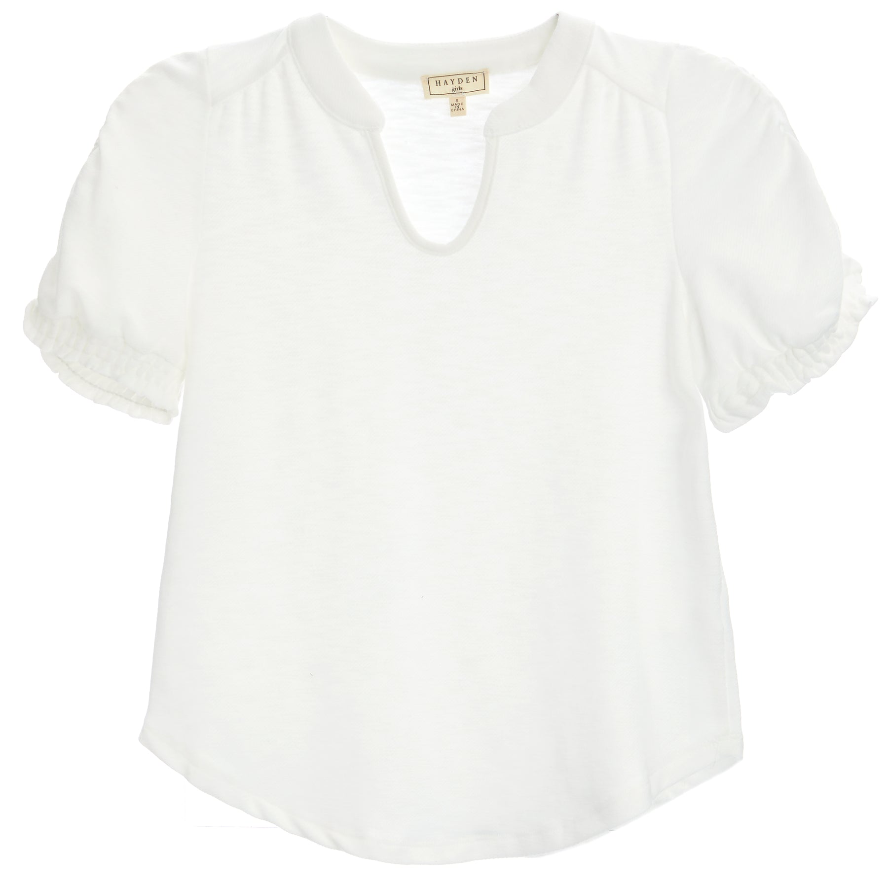 V-Neck Puff Sleeve top