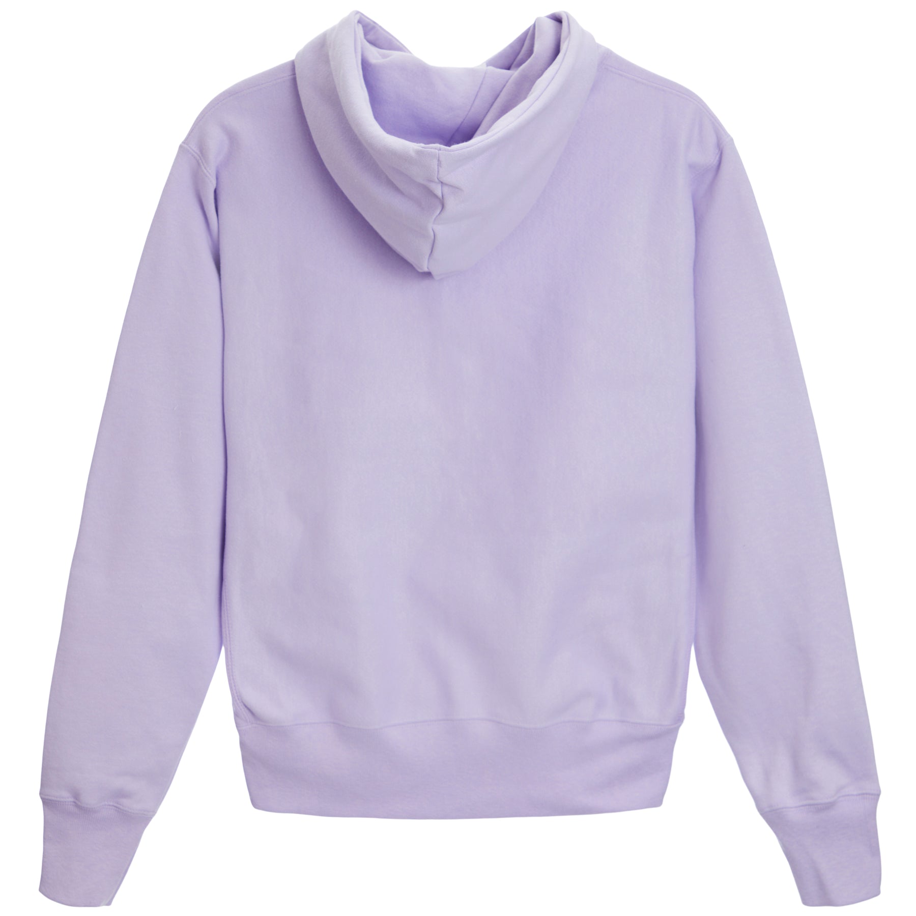 Pure Lavender Reverse Weave On Hoodie