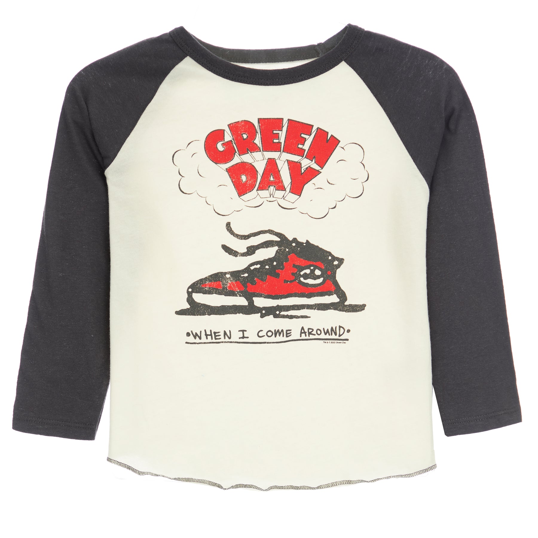 Green Day Recycled Raglan