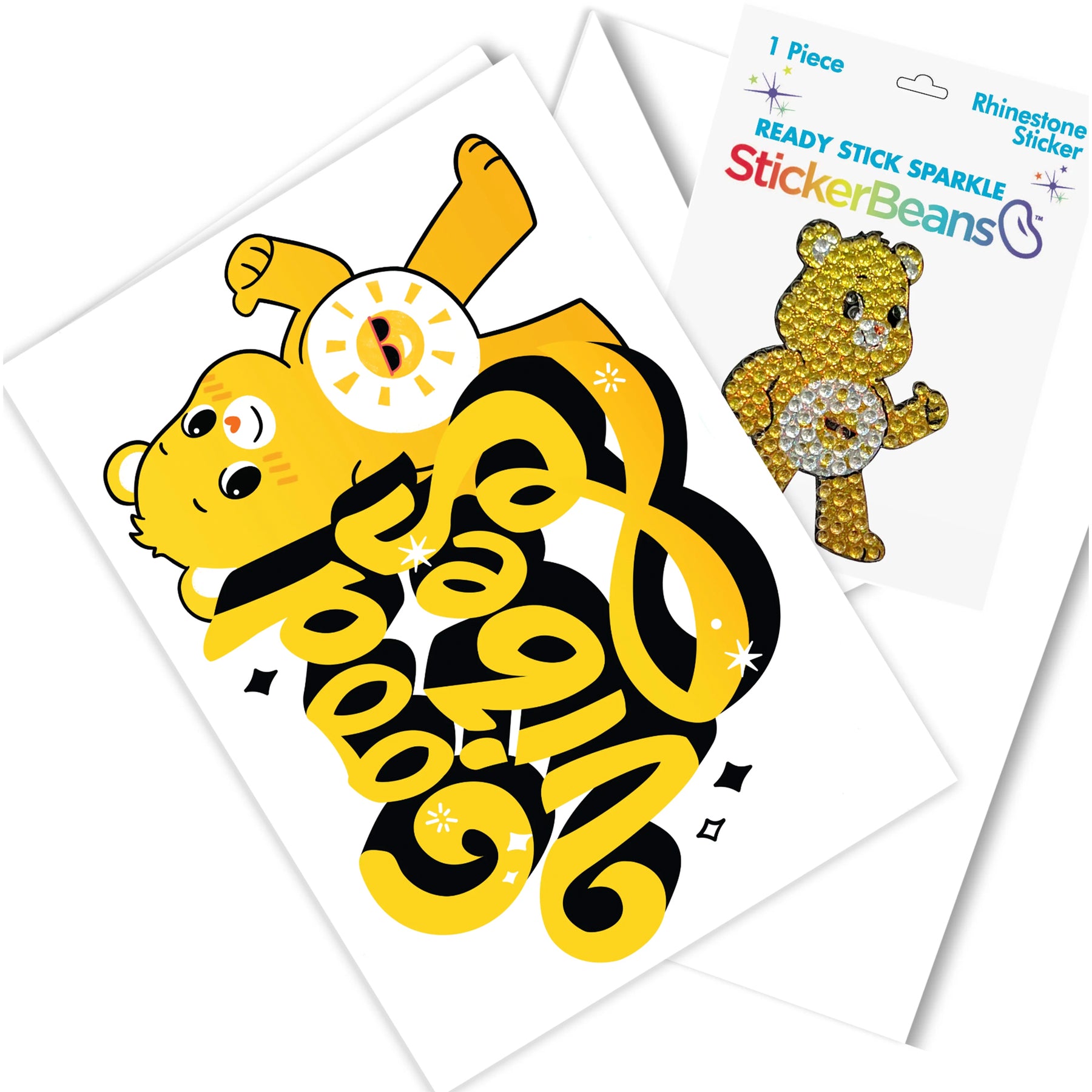 Care Bears Good Vibes Greeting Card