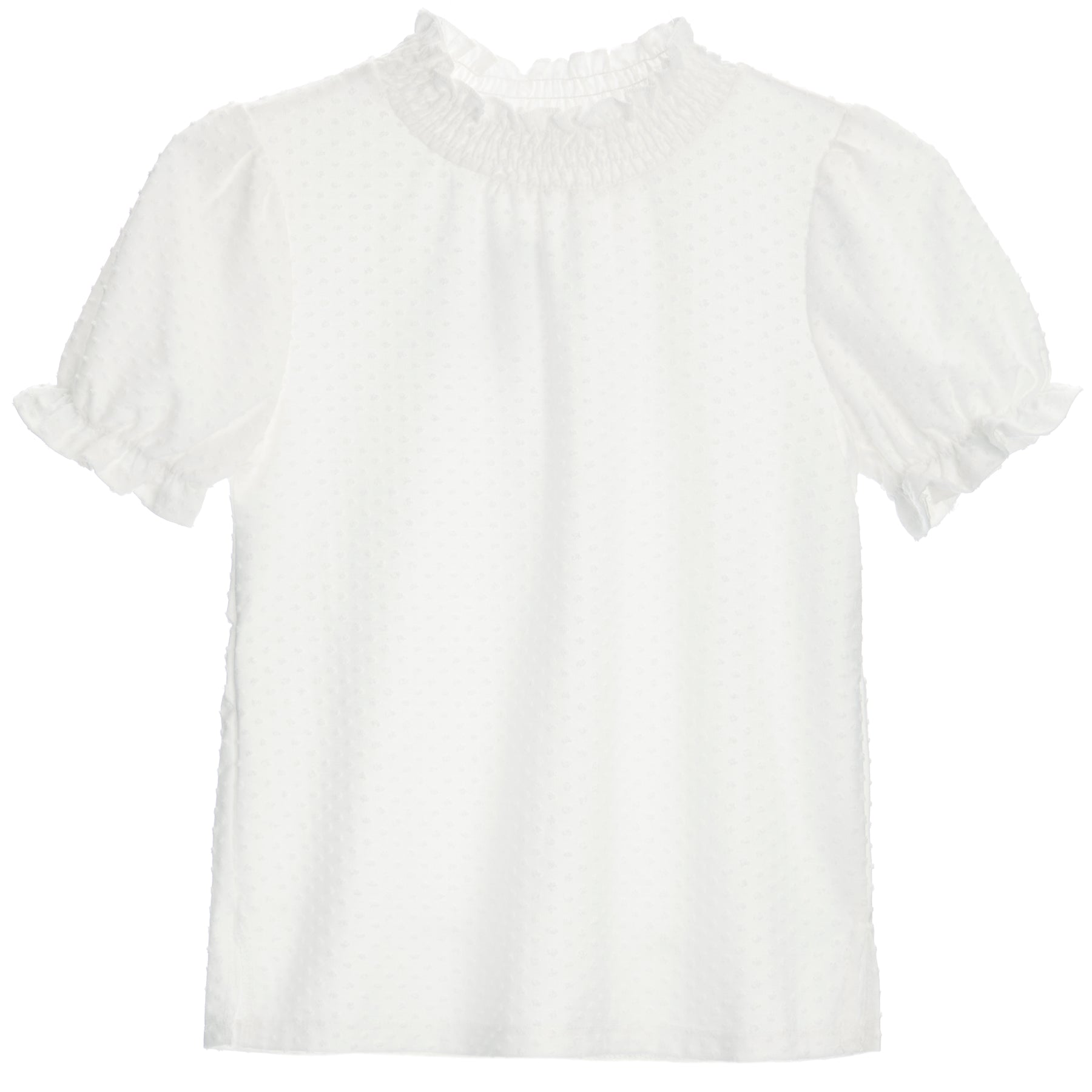 Smocked Neck Top