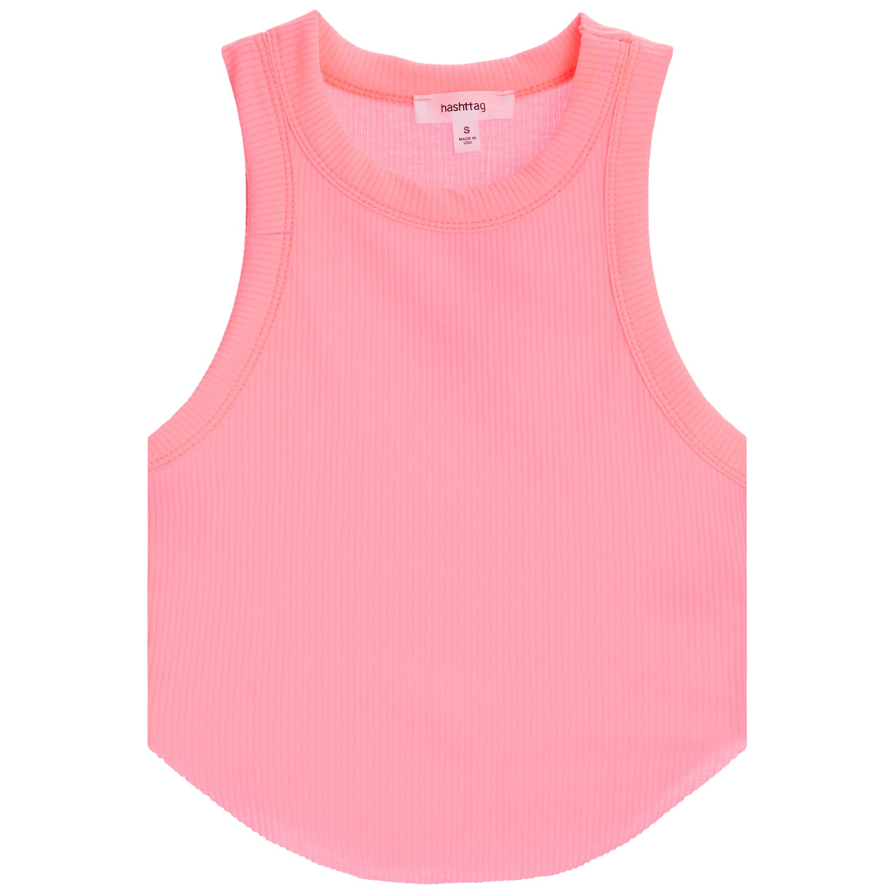 Rib Halter Tank Top