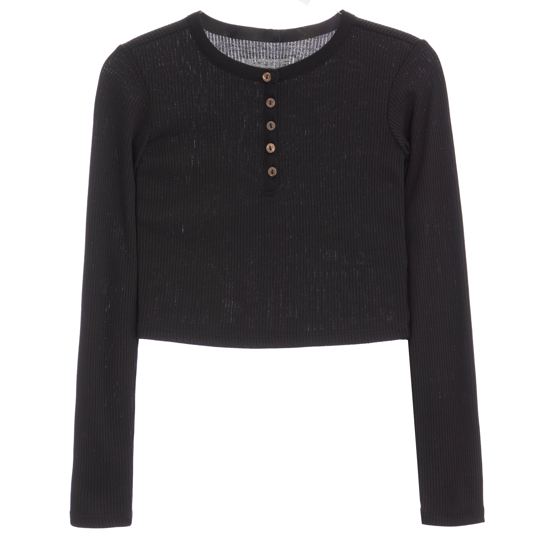 Hannah Ribbed Long Sleeve Henley