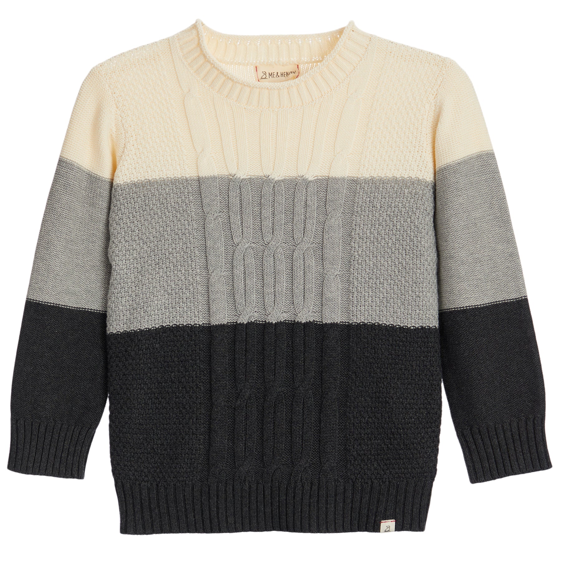 Chesnee Sweater Grey/Cream