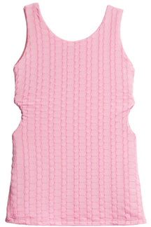 Cut Out Tank Dress- Bubblegum