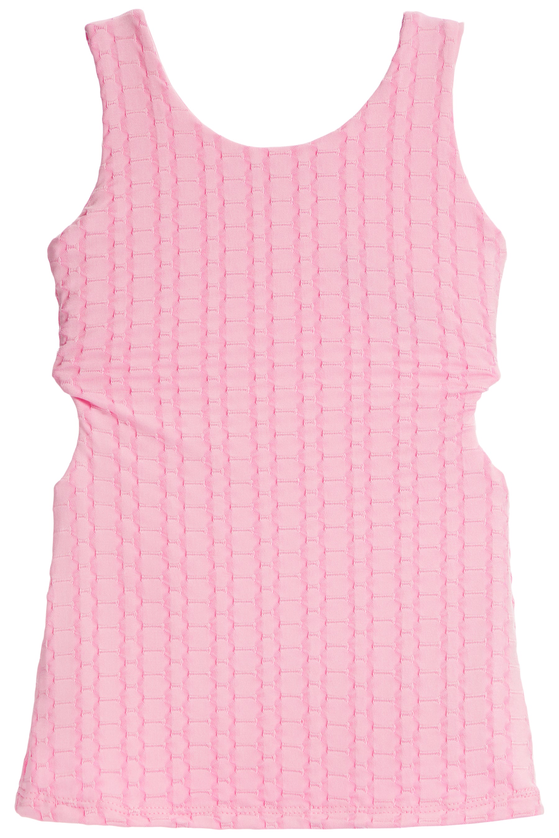 Cut Out Tank Dress- Bubblegum
