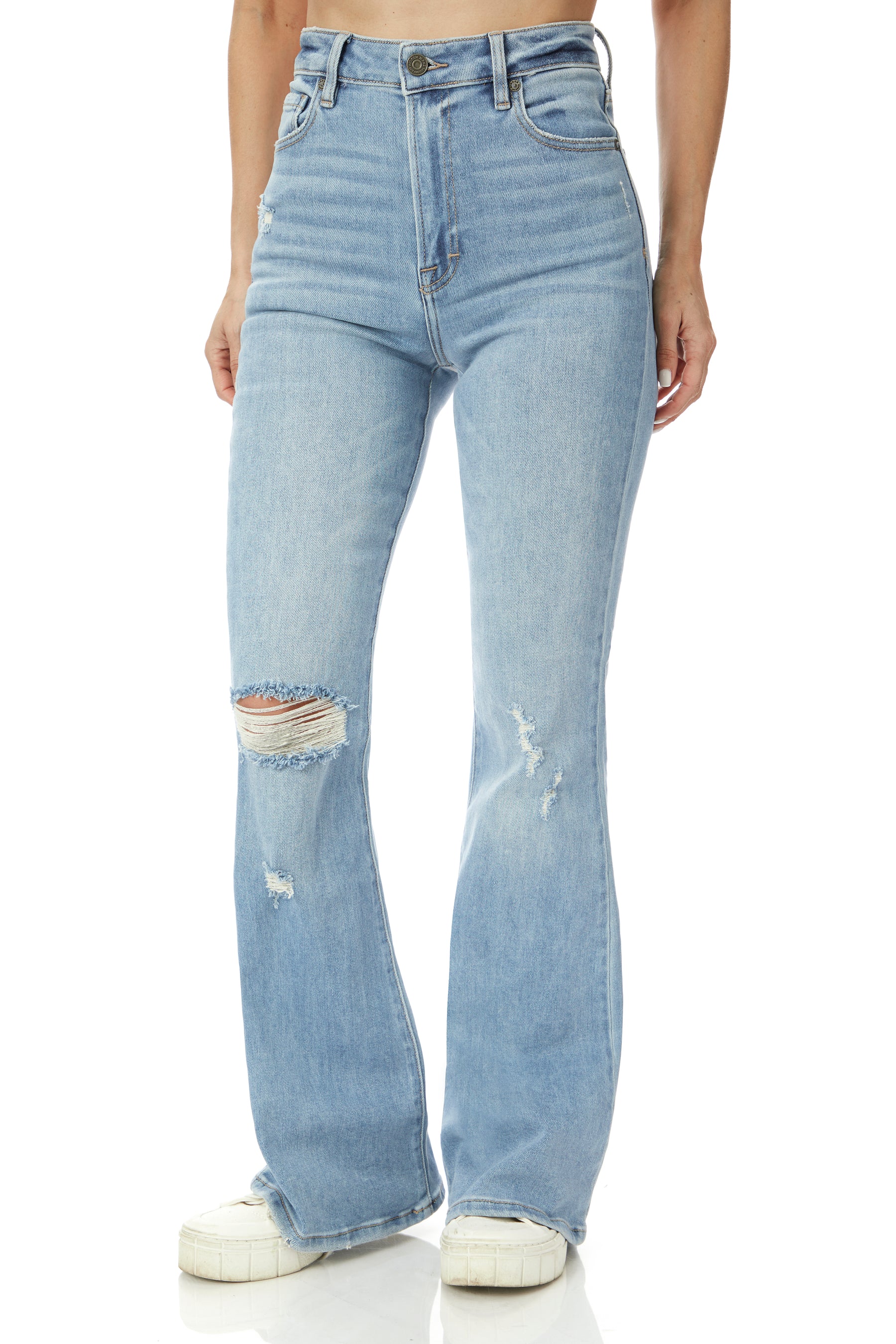 The Happi Distressed Stretch Flare