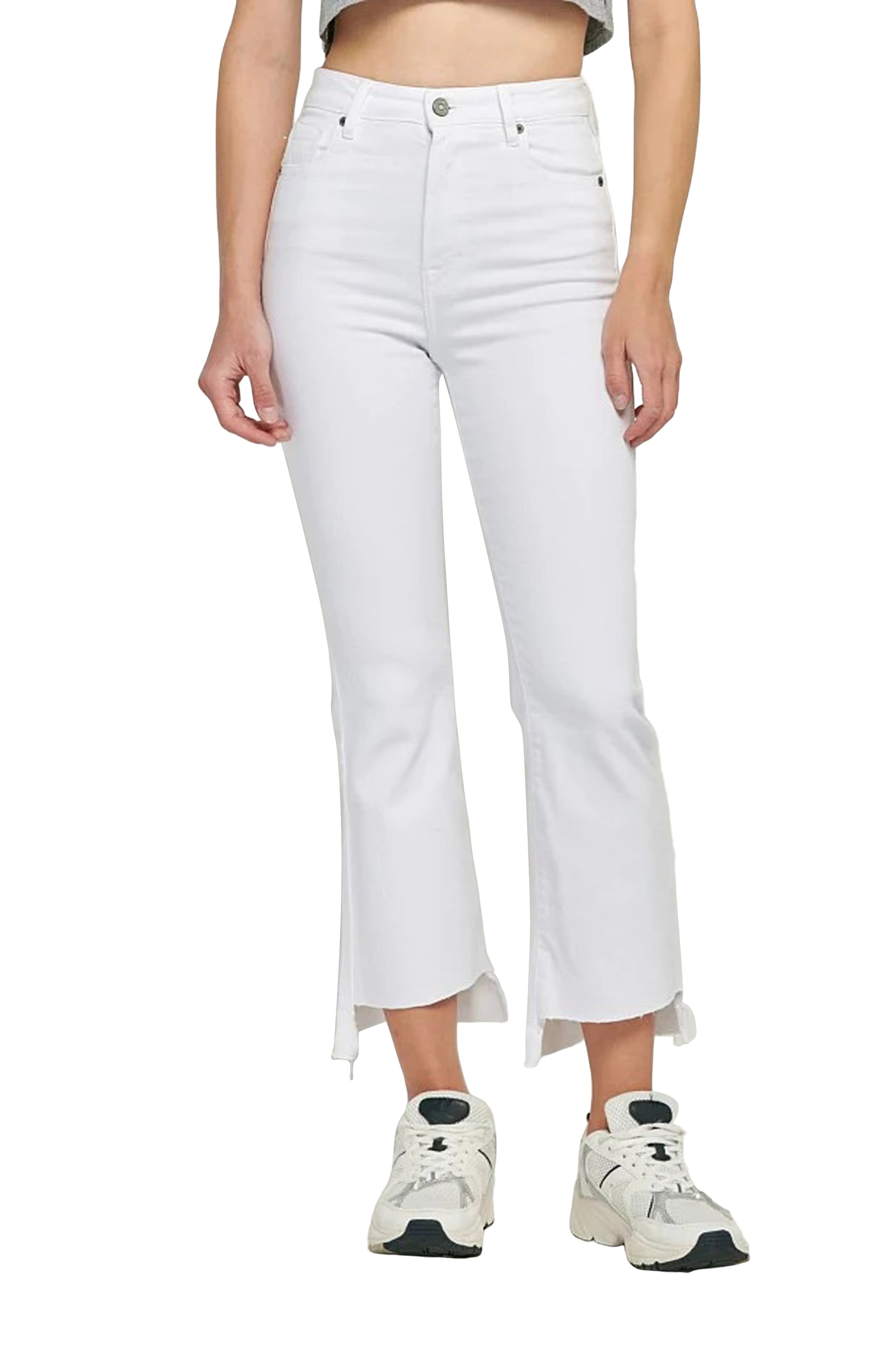 The Happi Step Hem Cropped Flare