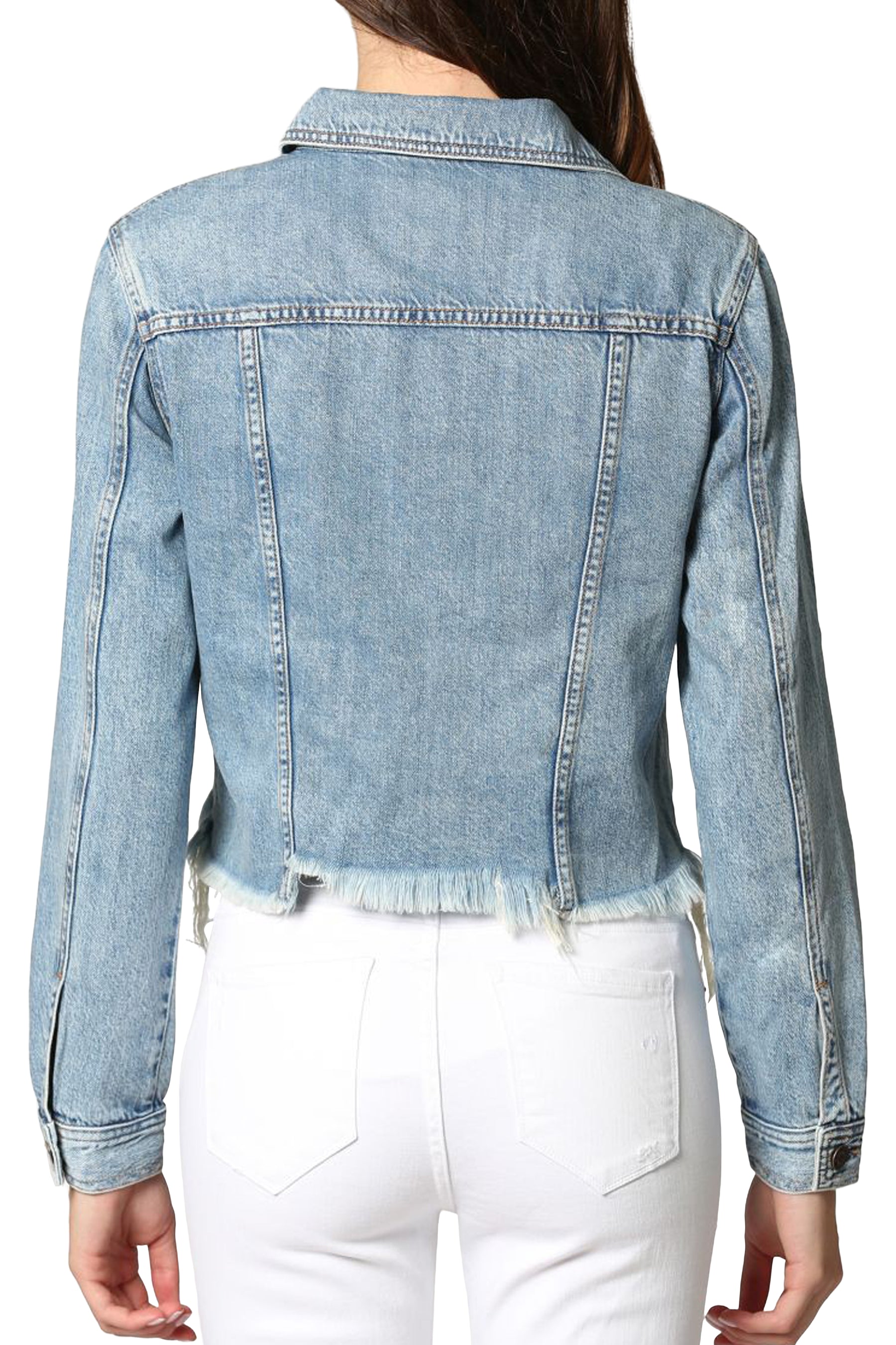 The Rebel Cropped Denim Jacket