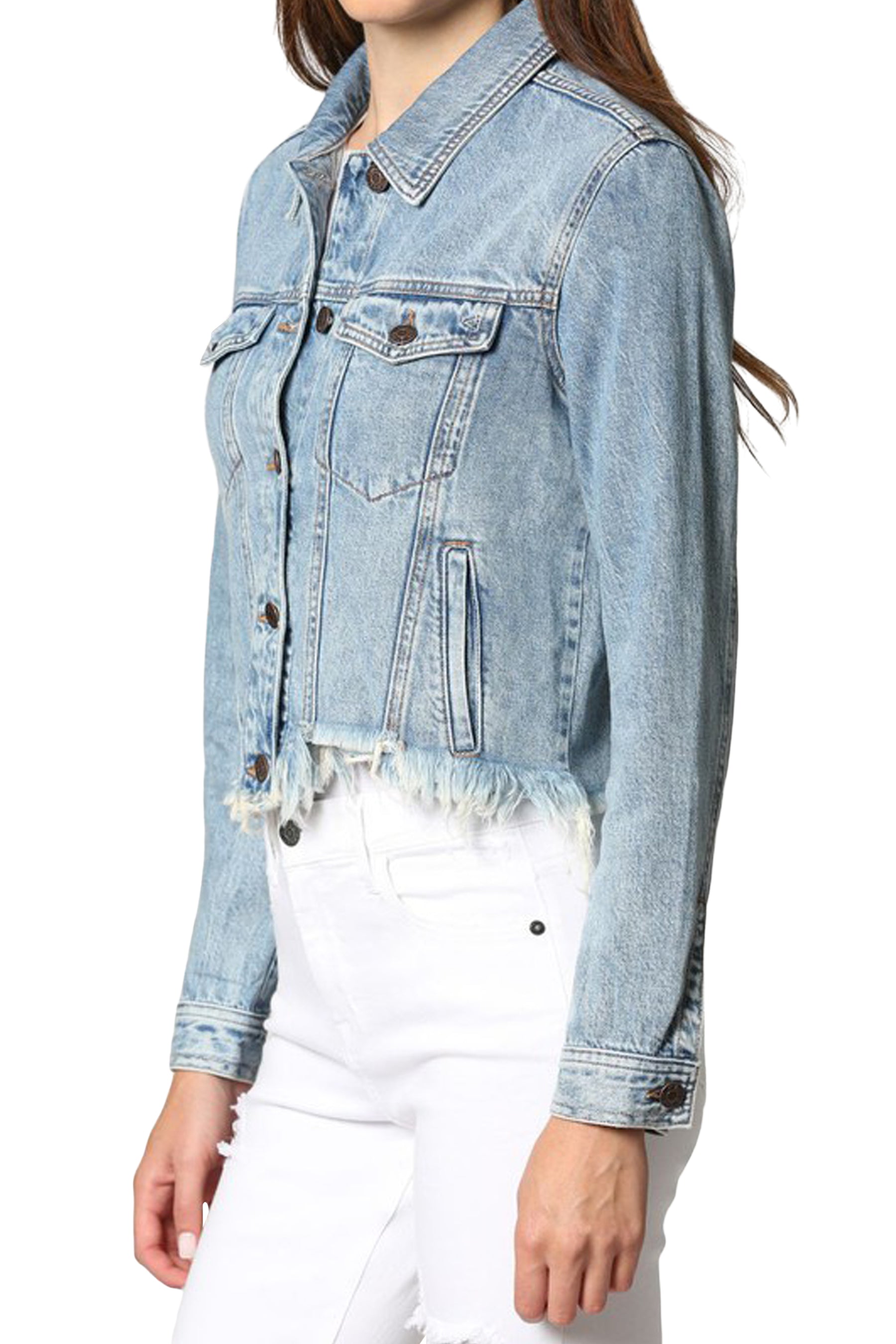 The Rebel Cropped Denim Jacket