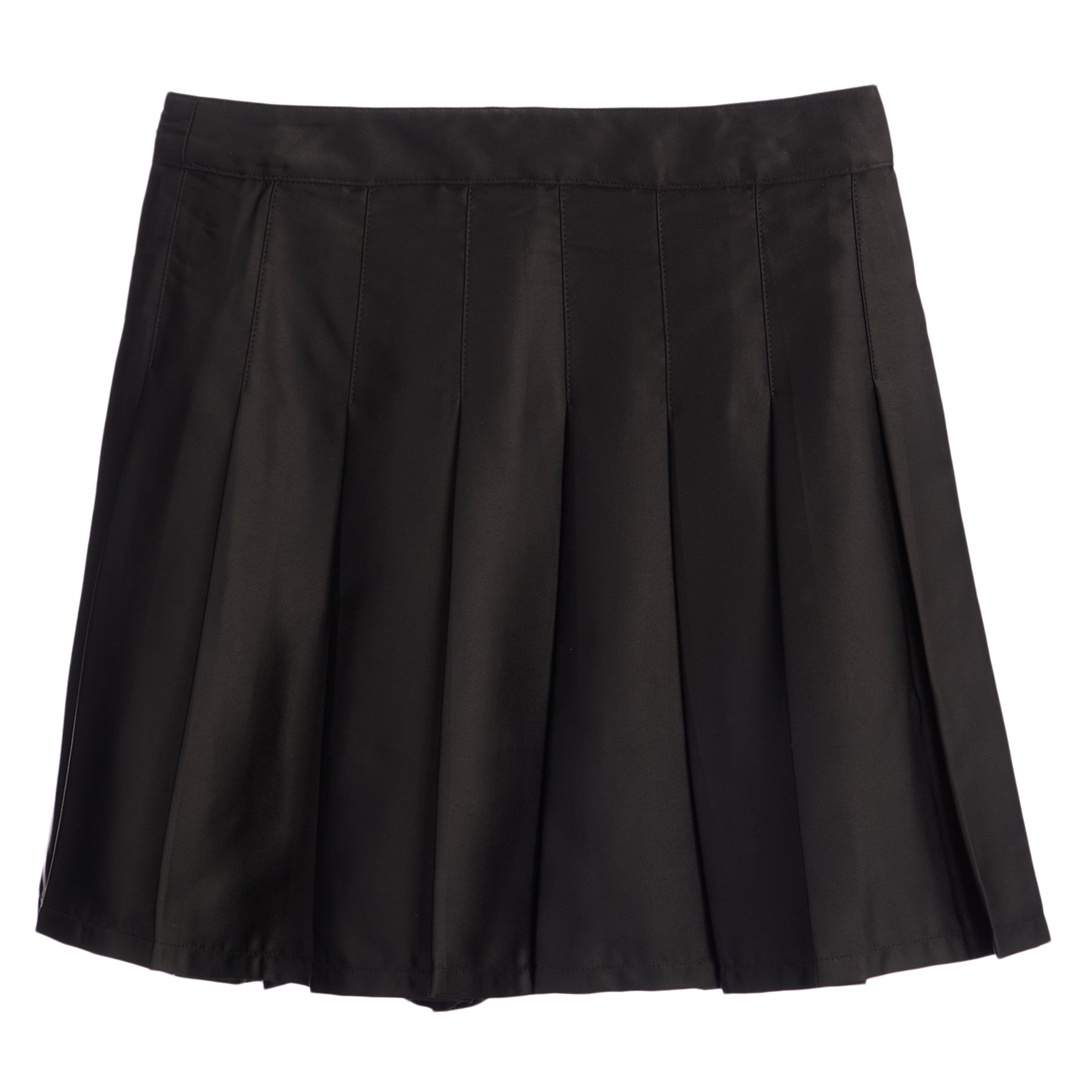 Heather Satin Pleat Skirt