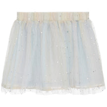 Mesh And Chiffon Skirt