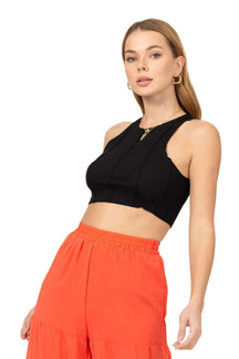 Seamed Crop Tank