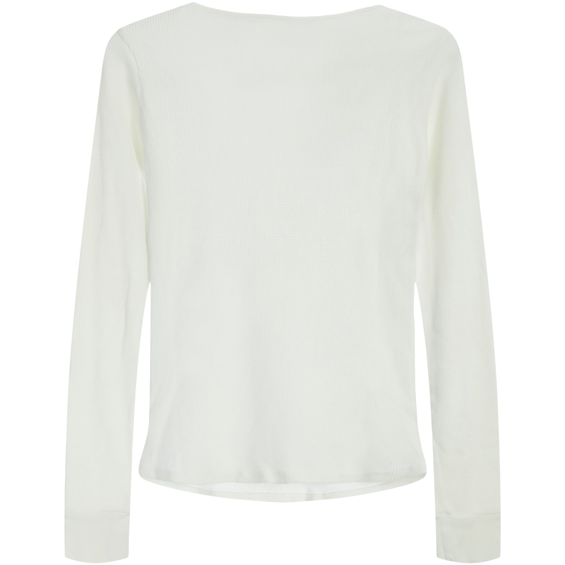Cotton Thermal V-Neck Henley