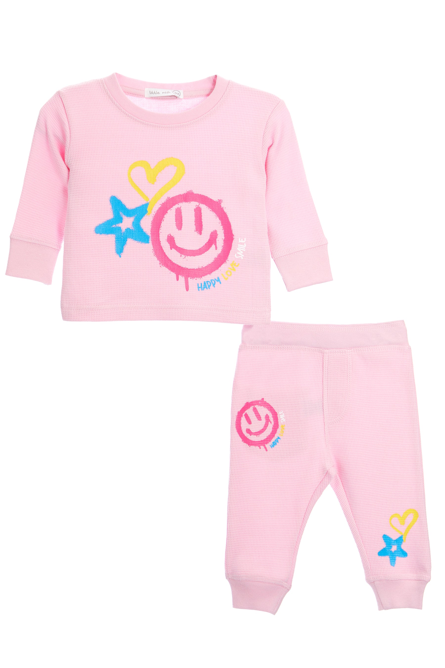 2 PC Thermal Set- Happy Love Smile