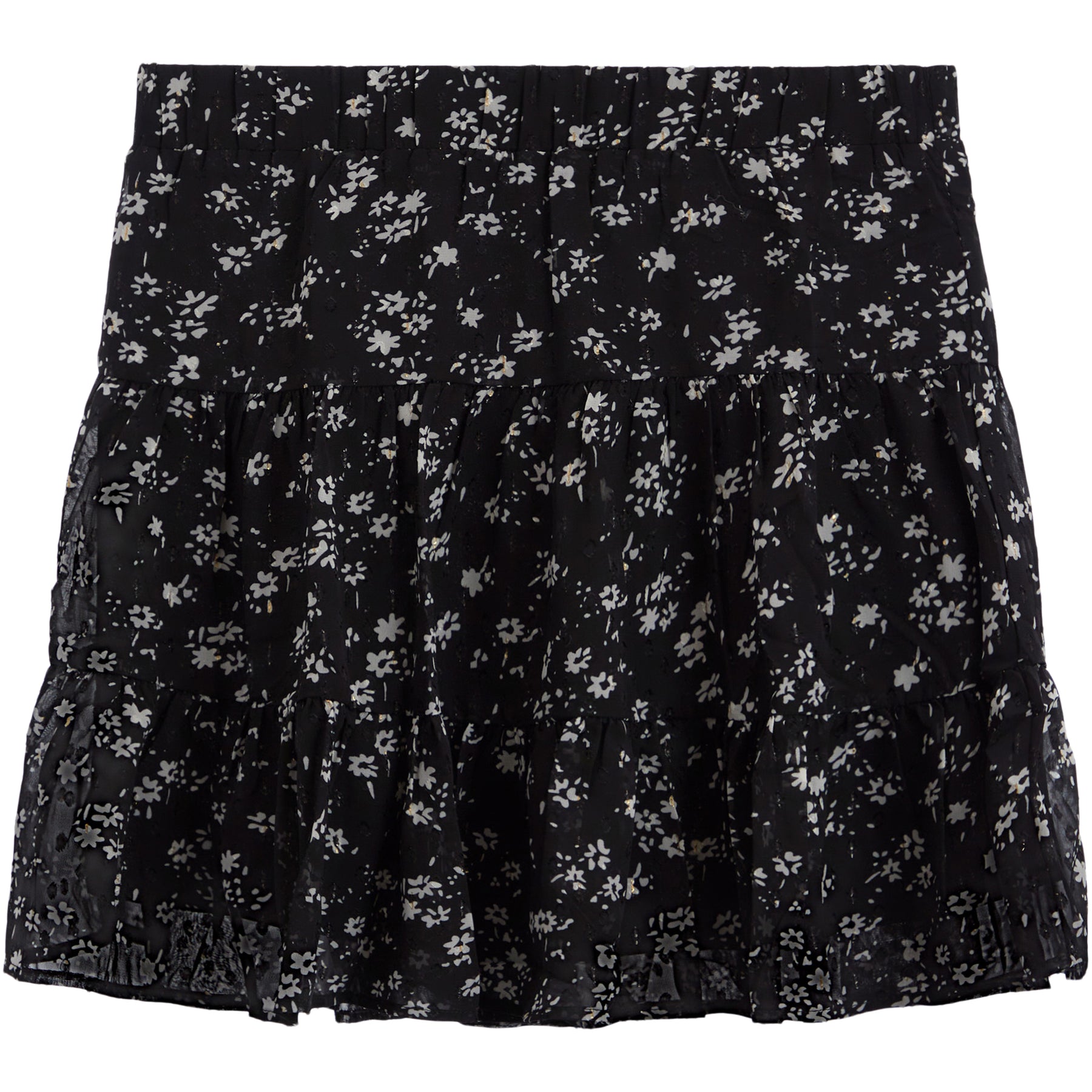 Floral A-Line Mini Skirt