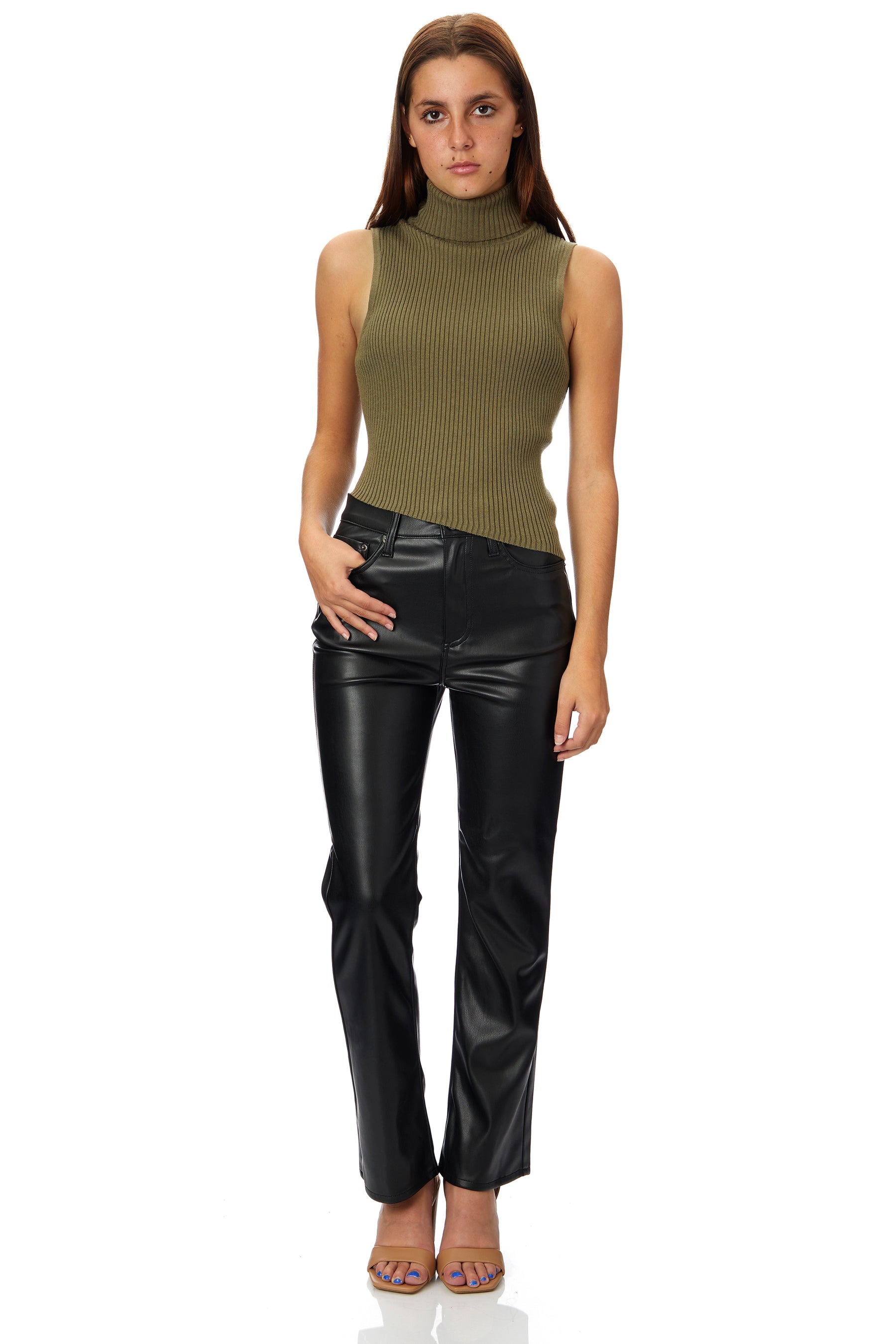 Sleeveless Asymmetrical Tank
