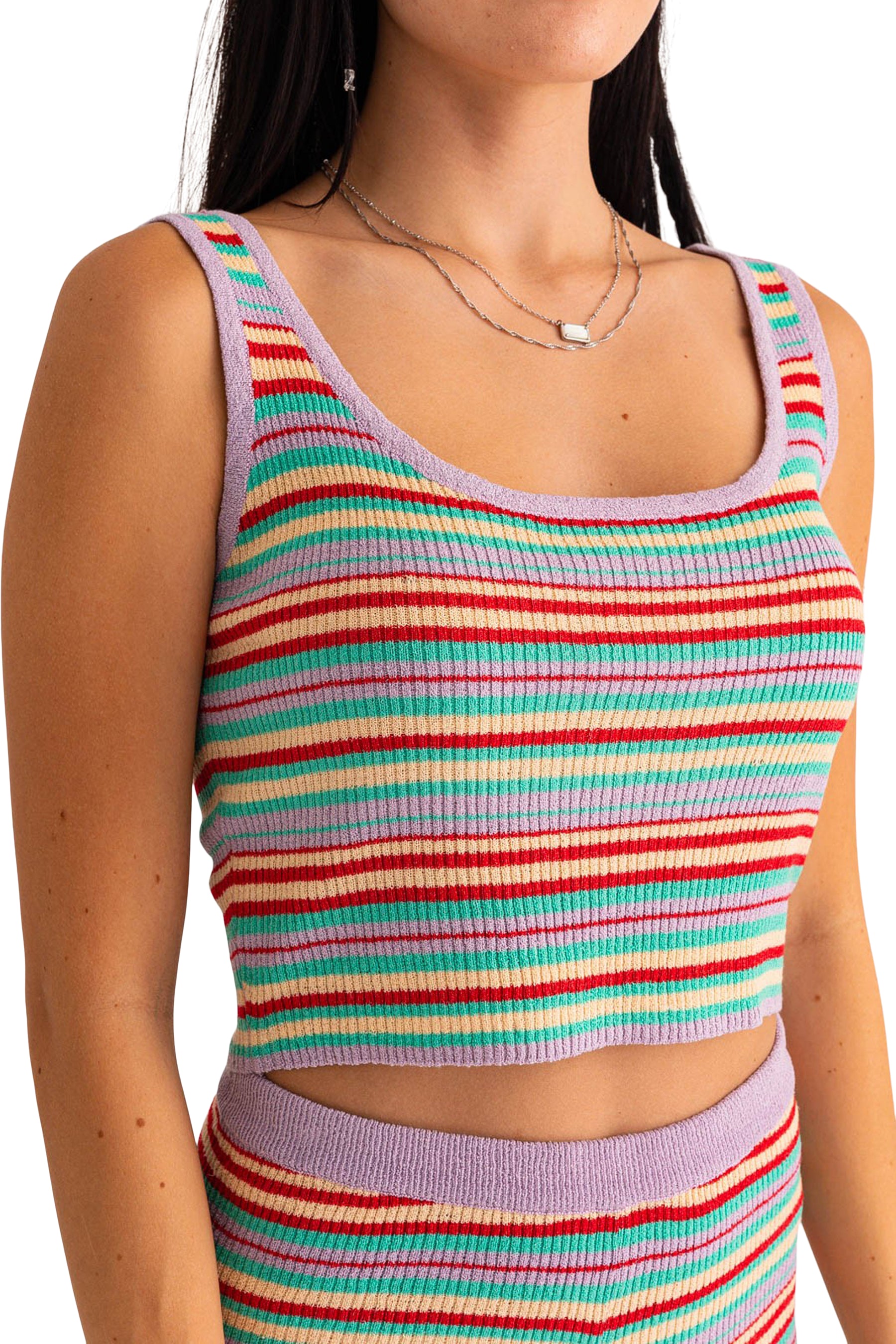 Multi Stripe Knit Tank