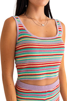 Multi Stripe Knit Tank