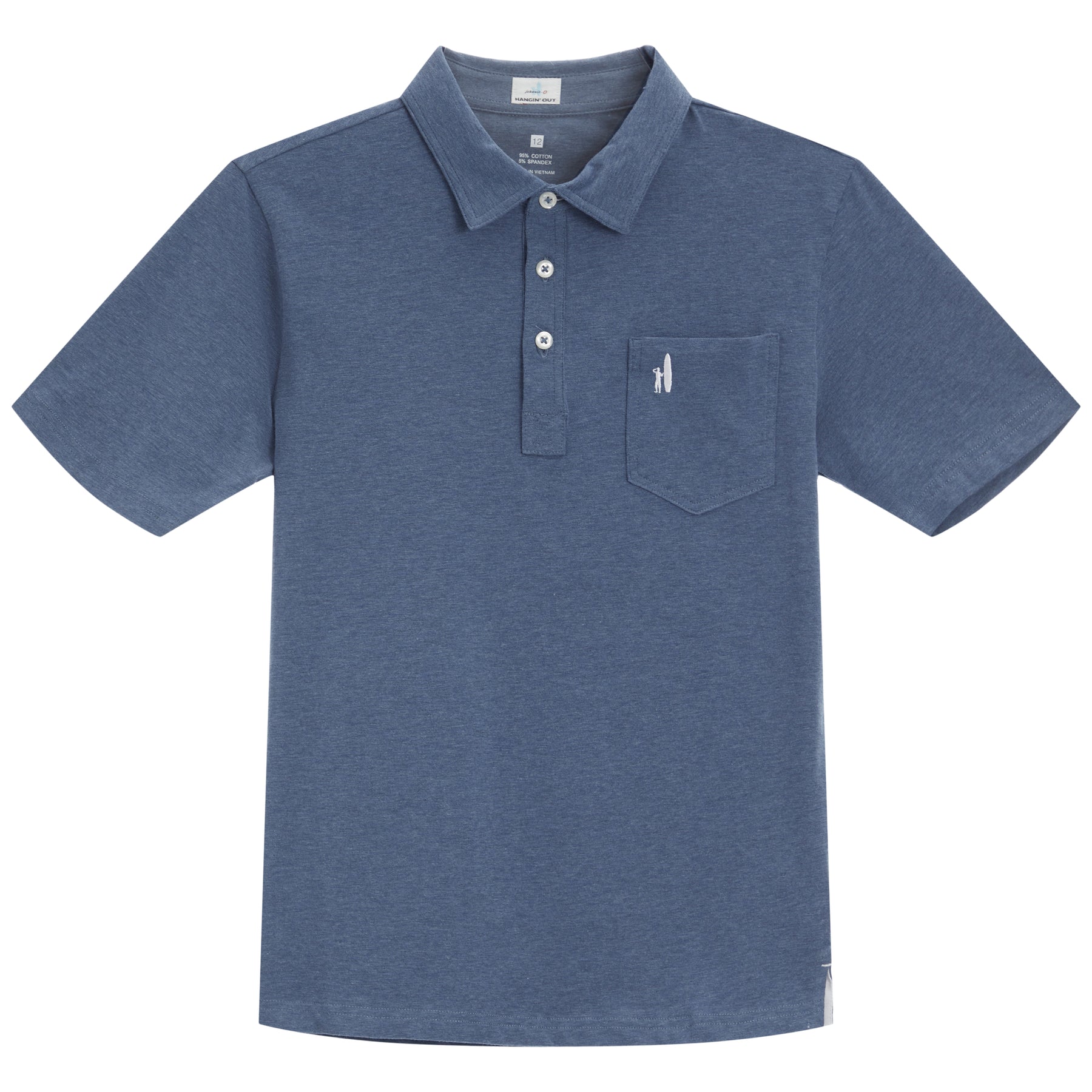 Heathered Polo Oceanside