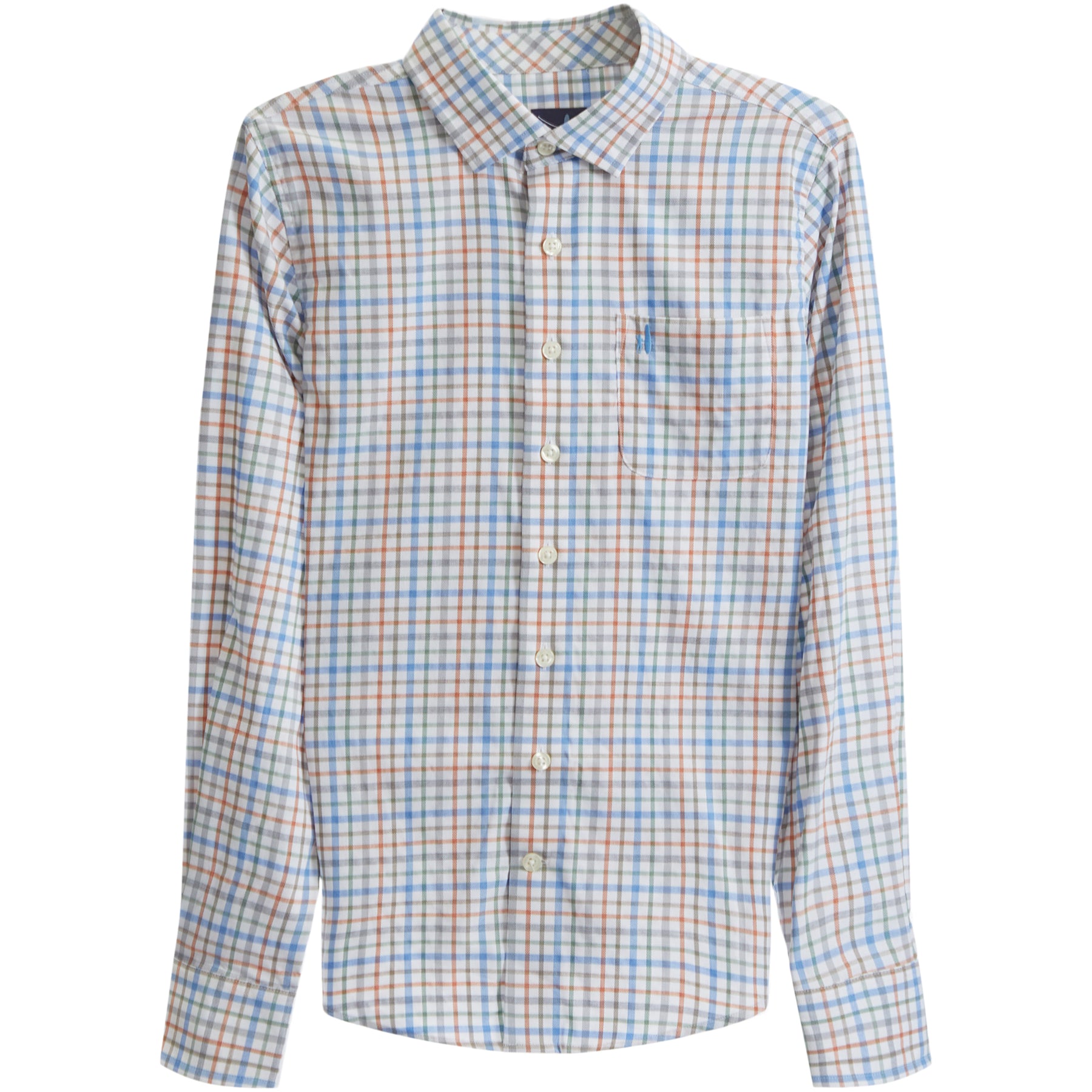 Millers Long Sleeve Prep Performance Shirt Laguna Blue