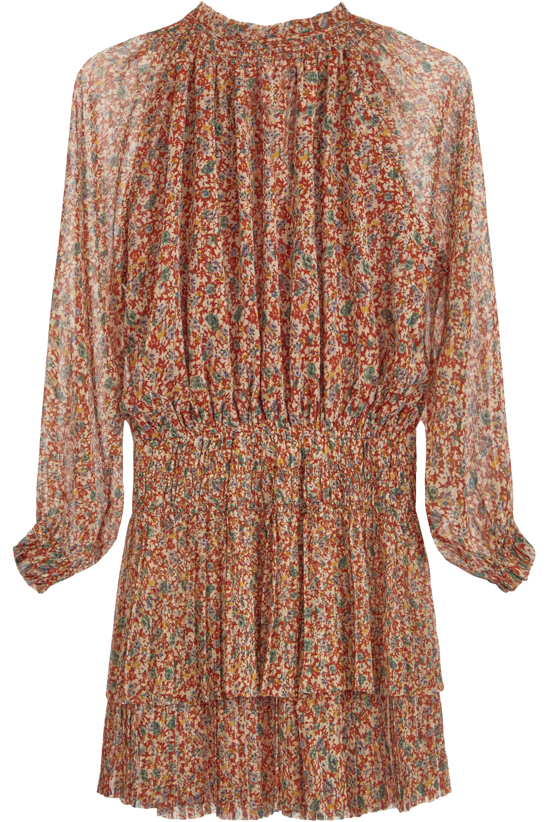 Smocked Waist Floral Dress