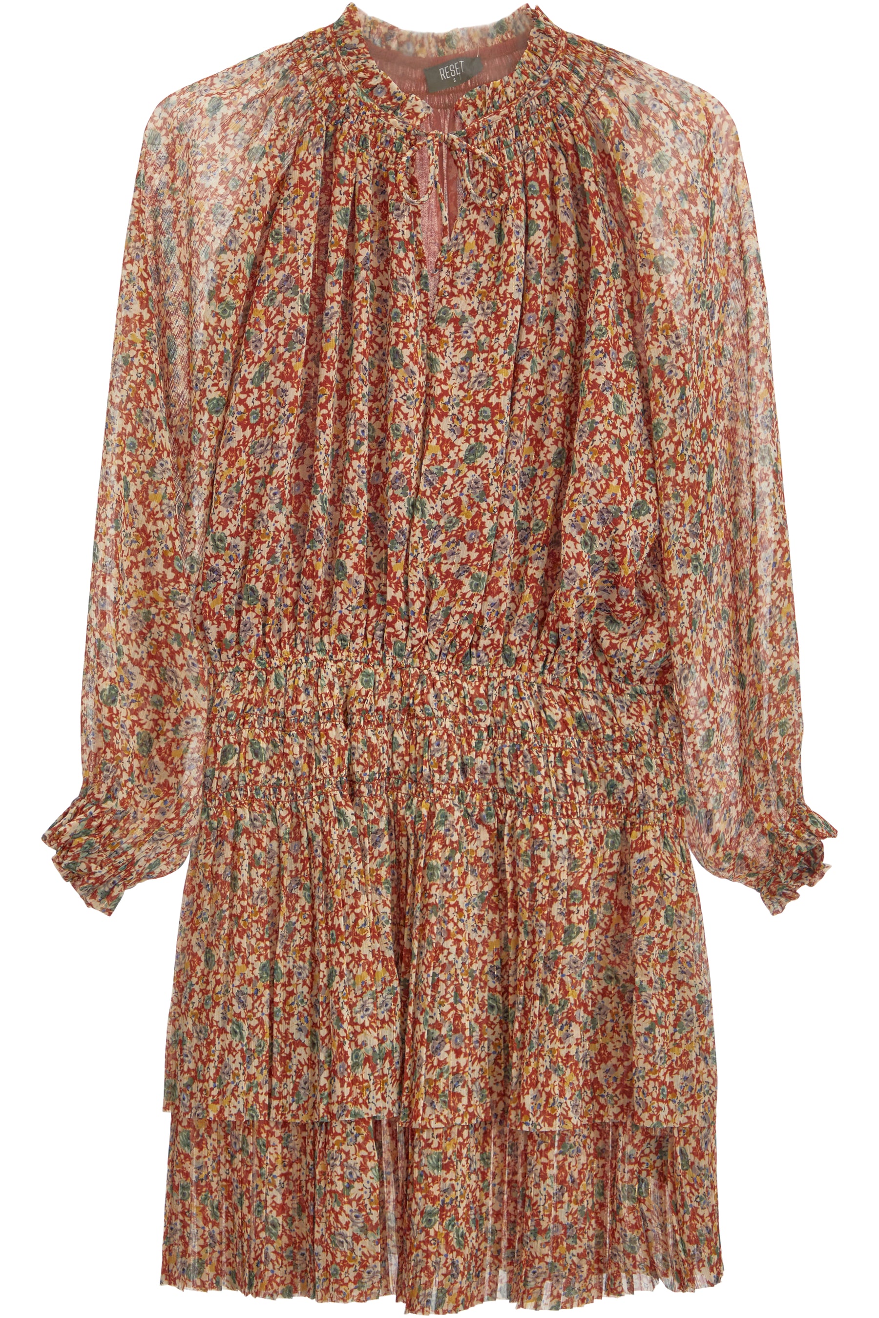Smocked Waist Floral Dress