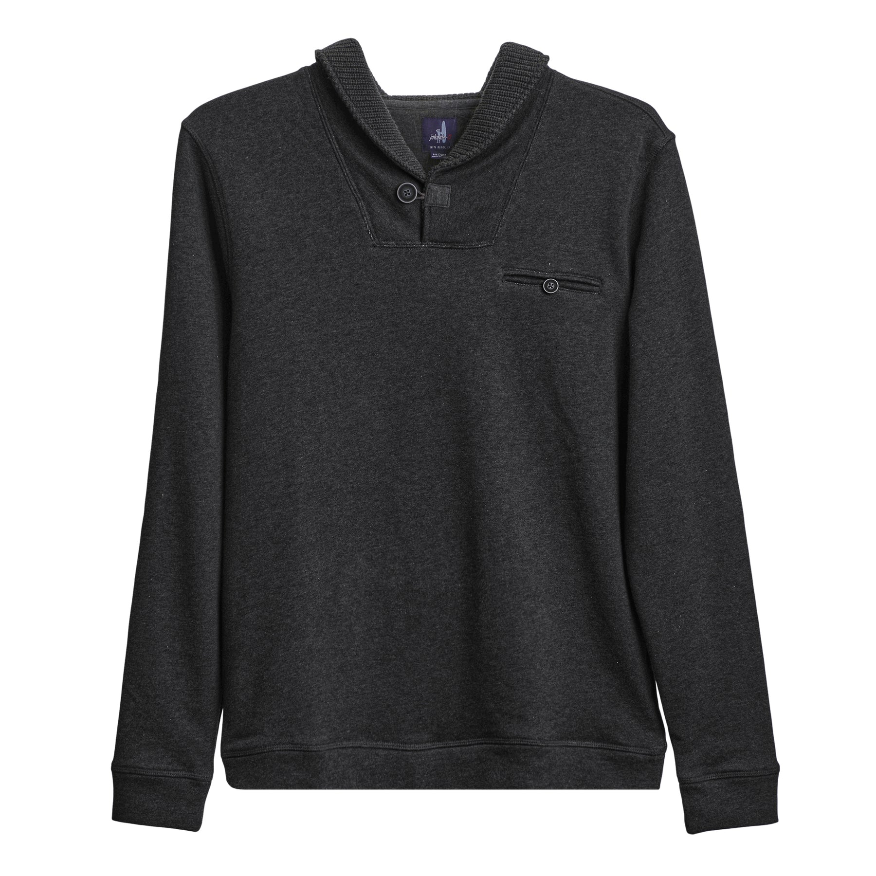 Leeds Shawl Collar Button Sweater