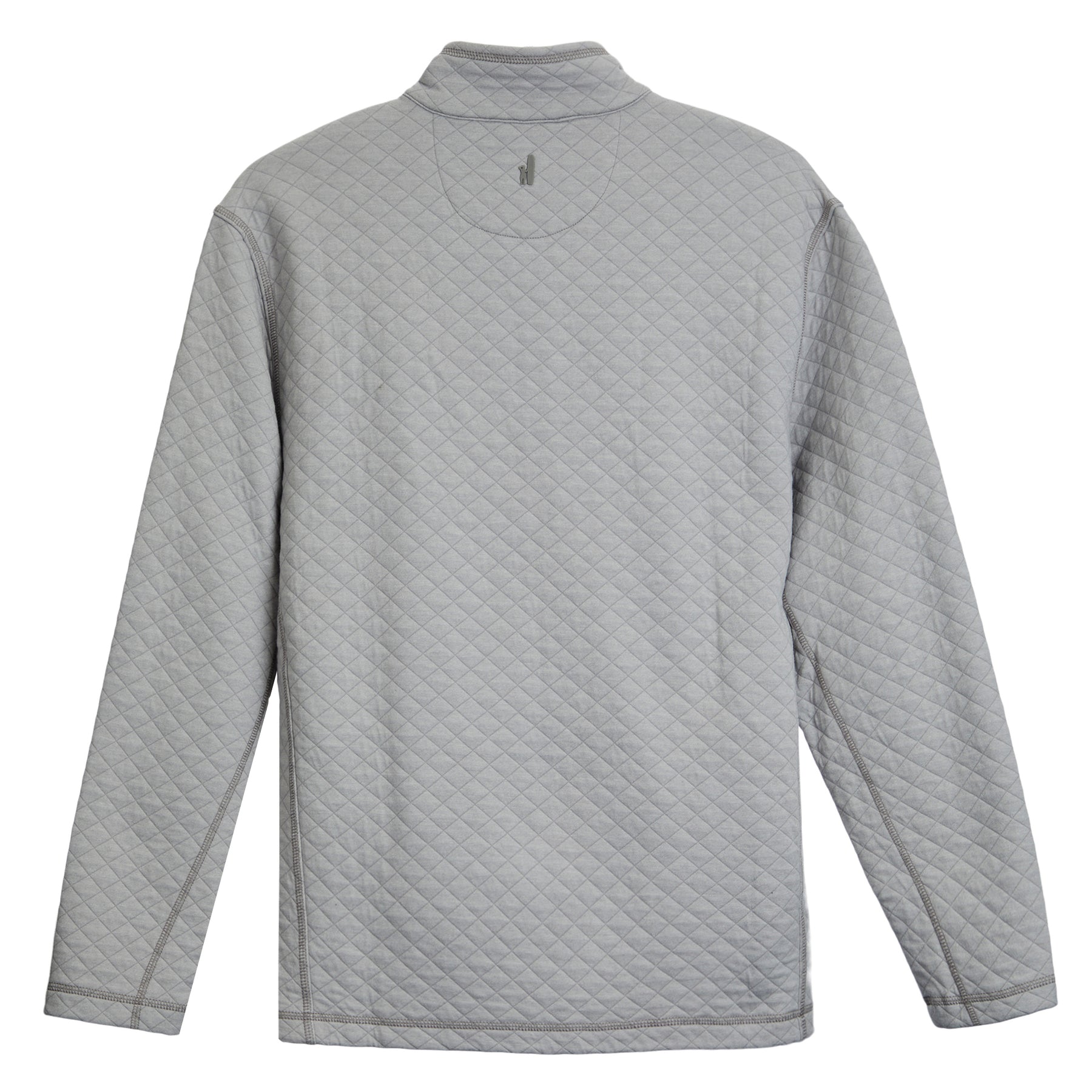 Diamond Quilted Snap Henley Pullover