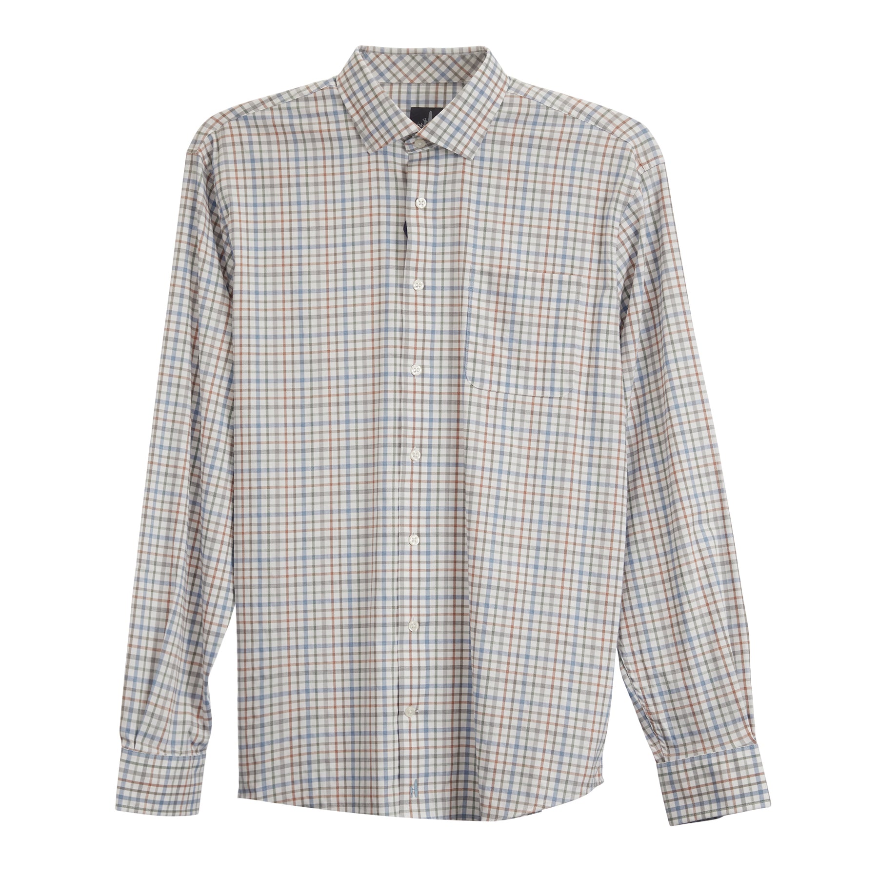 Millers L/S Woven Prep Performance Laguna Blue