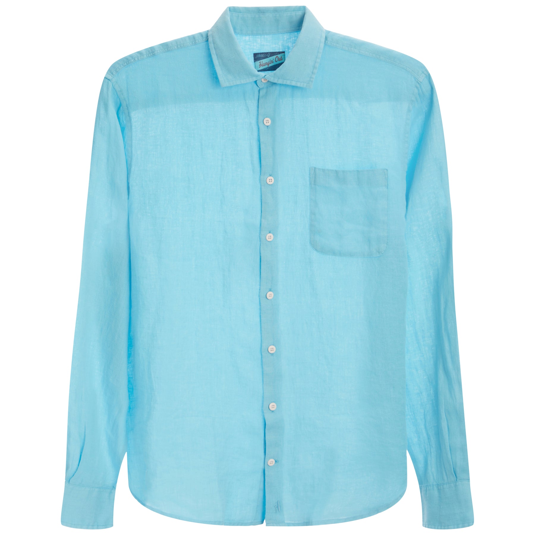 Barbados Blue Felix Linen Shirt