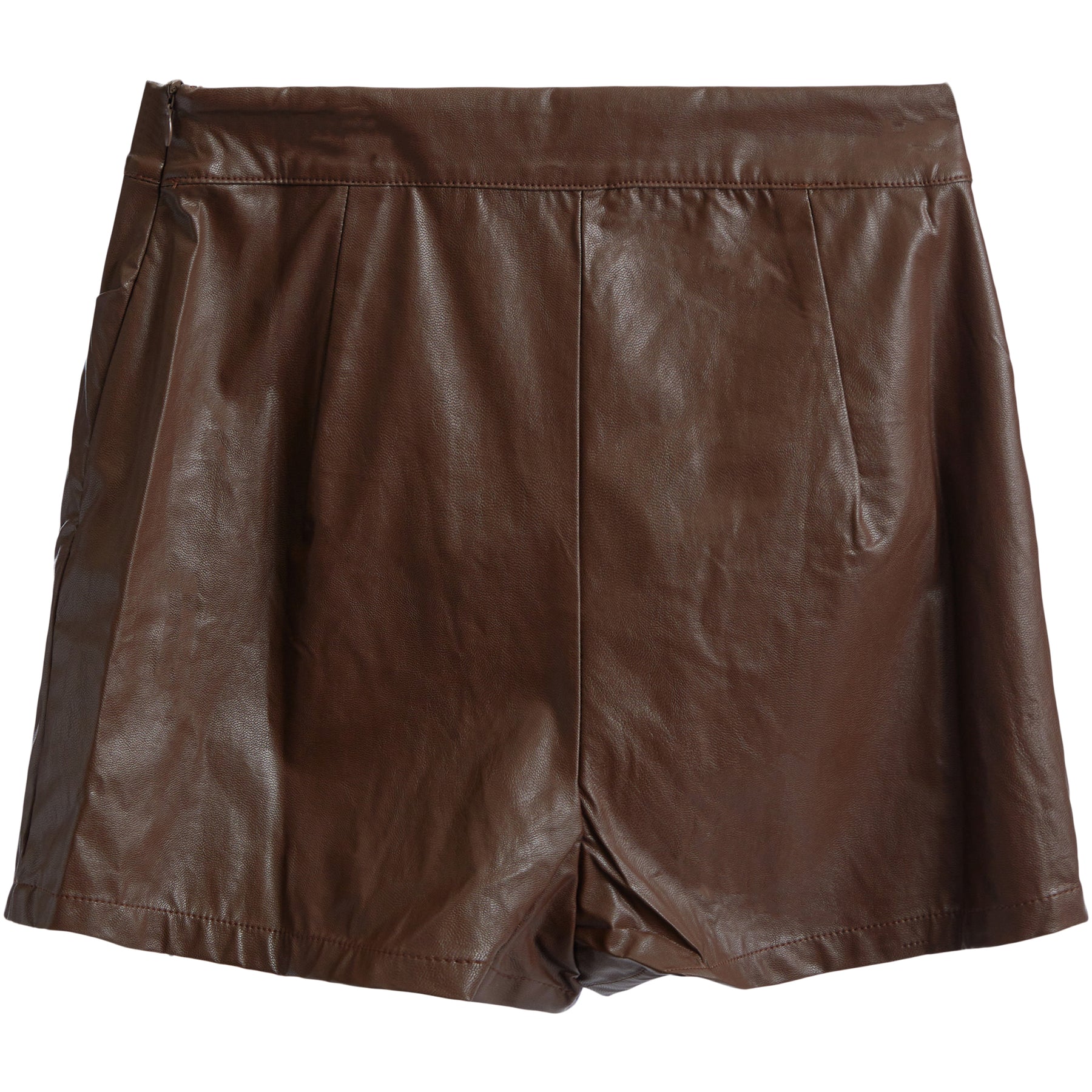 Ruched Vegan Skirt