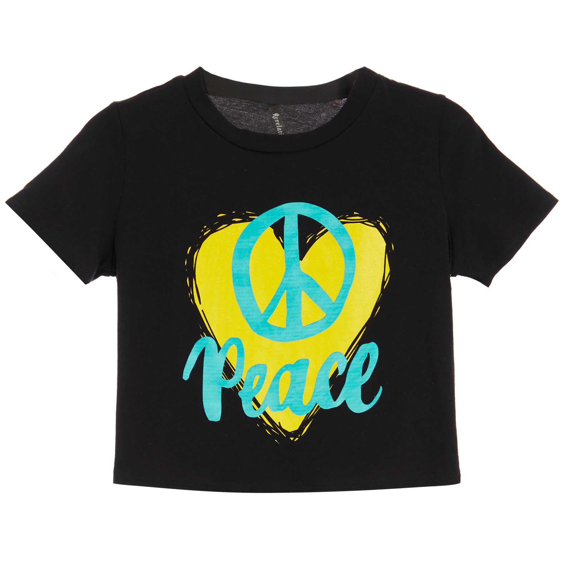 Peace Heart Crop T-Shirt
