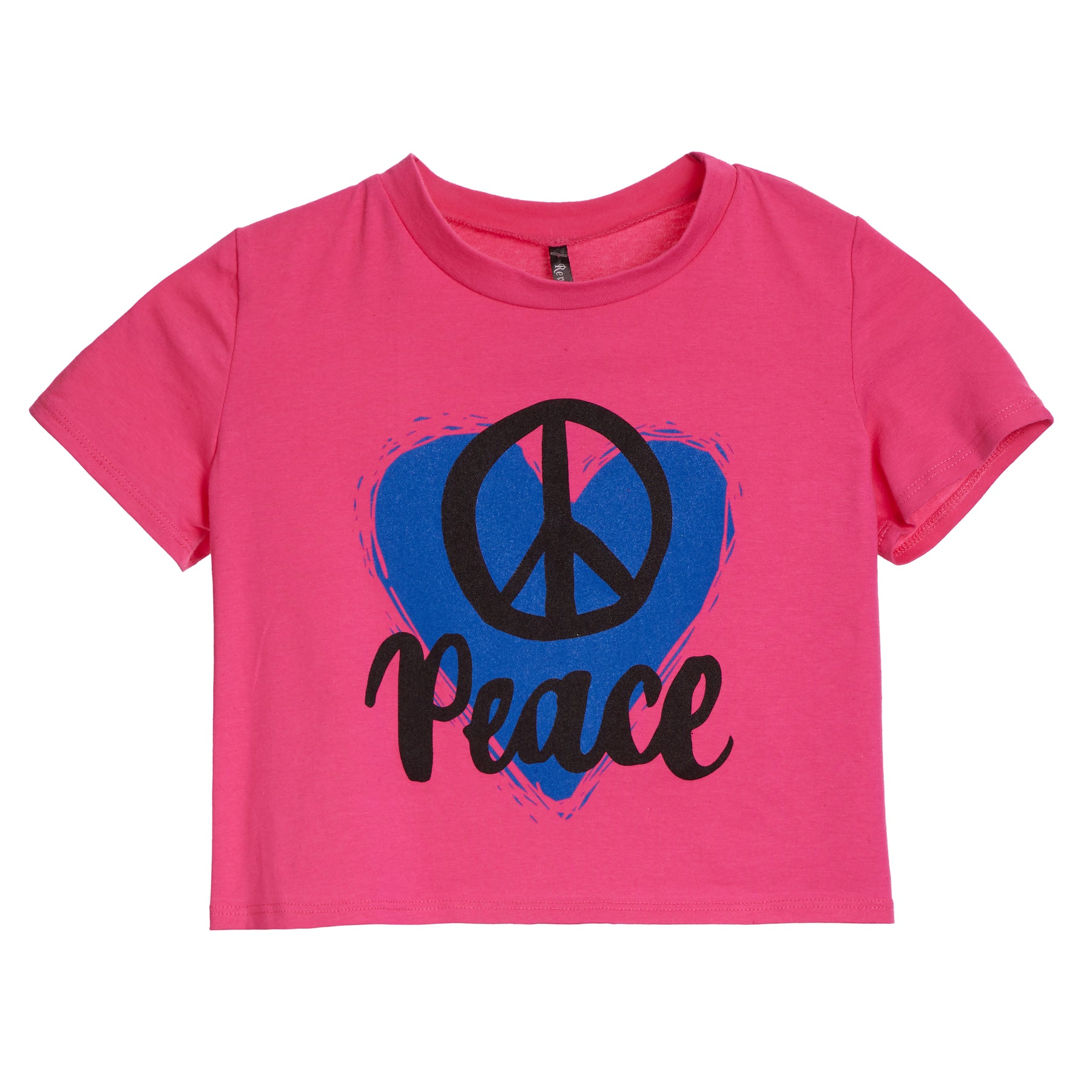 Peace Heart Crop T-Shirt