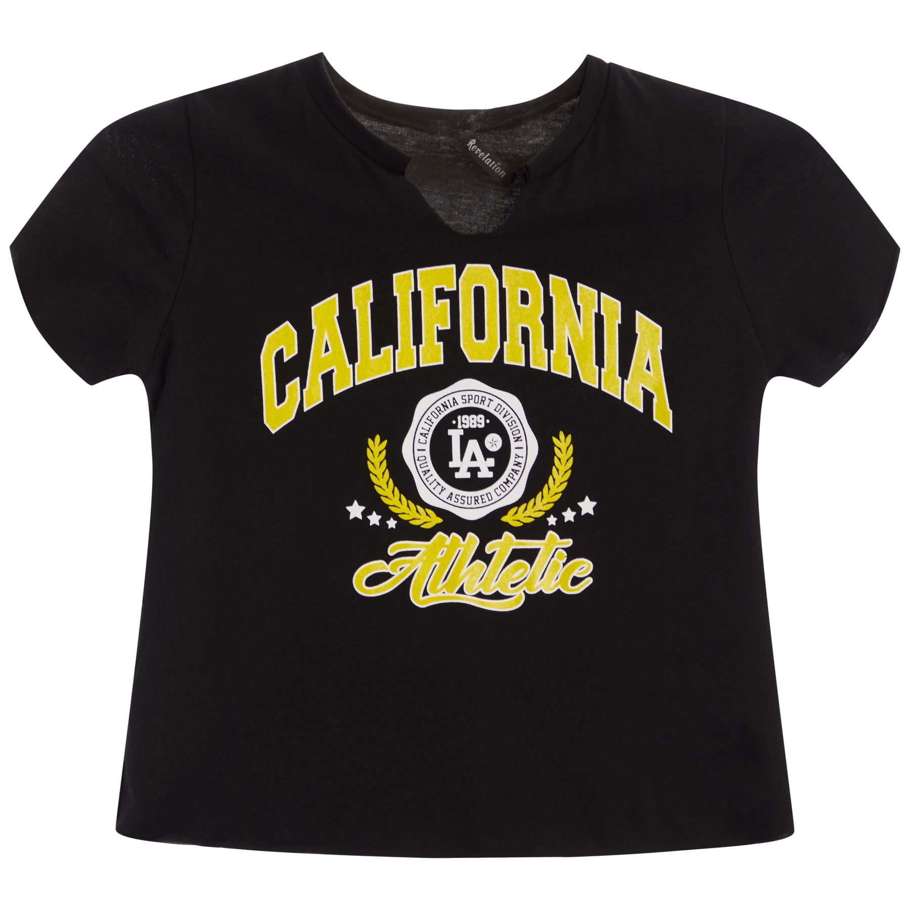 California Notch Neck Tee