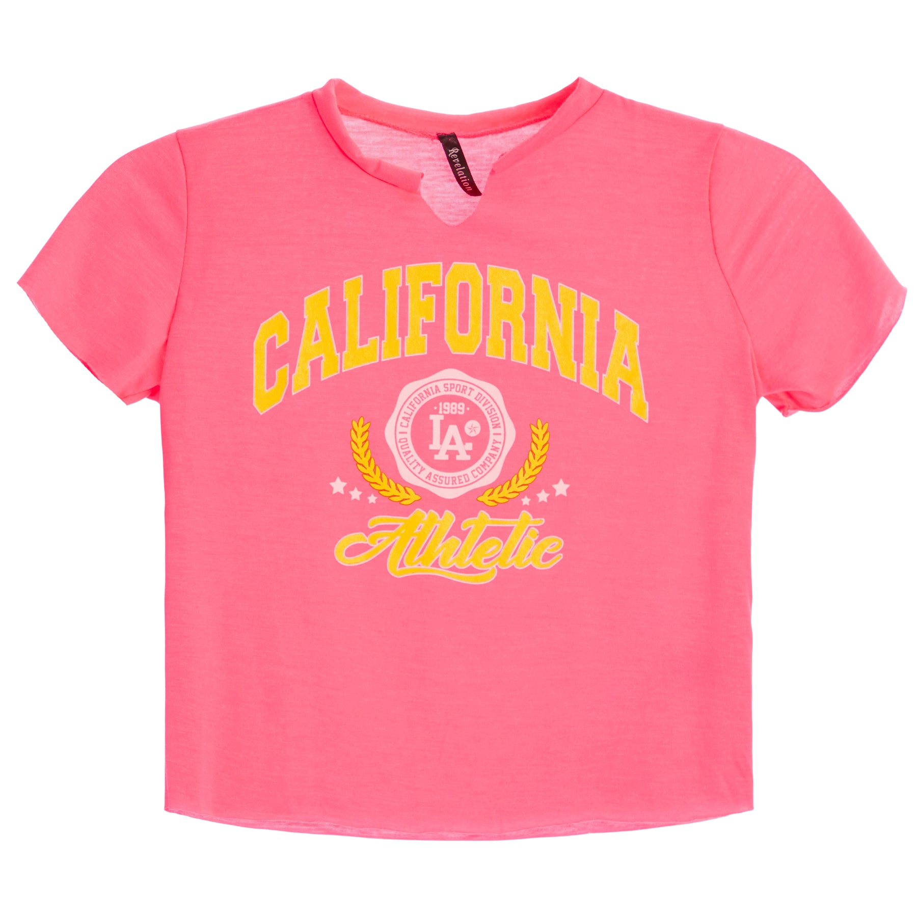California Notch Neck Tee