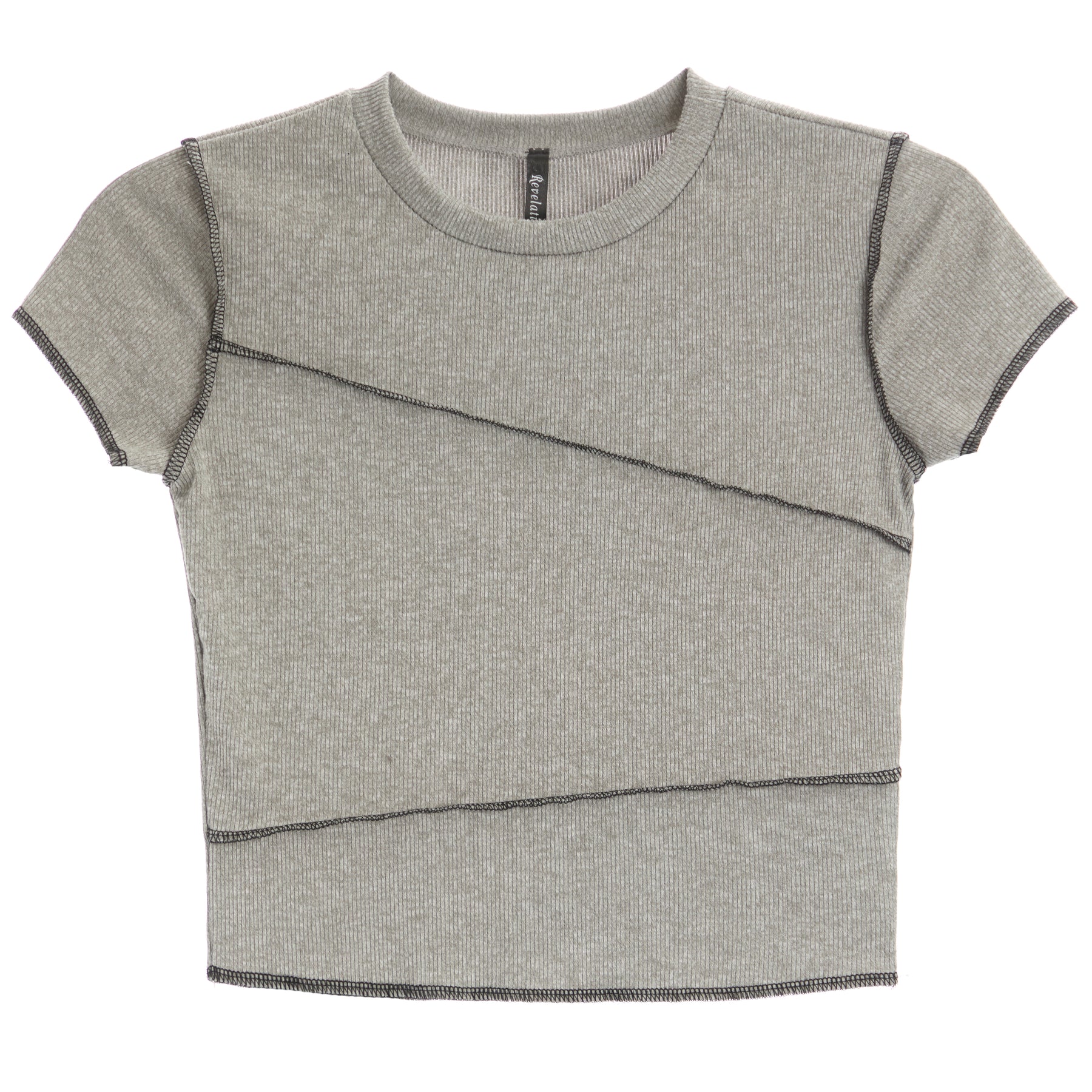 Contrast Stitch Short Sleeve Tee