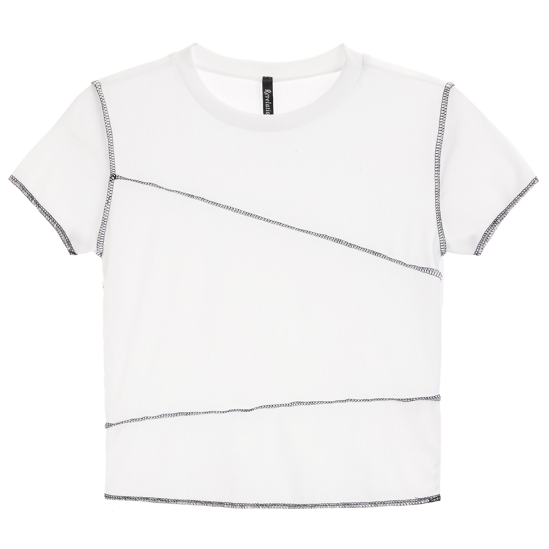 Contrast Stitch Short Sleeve Tee