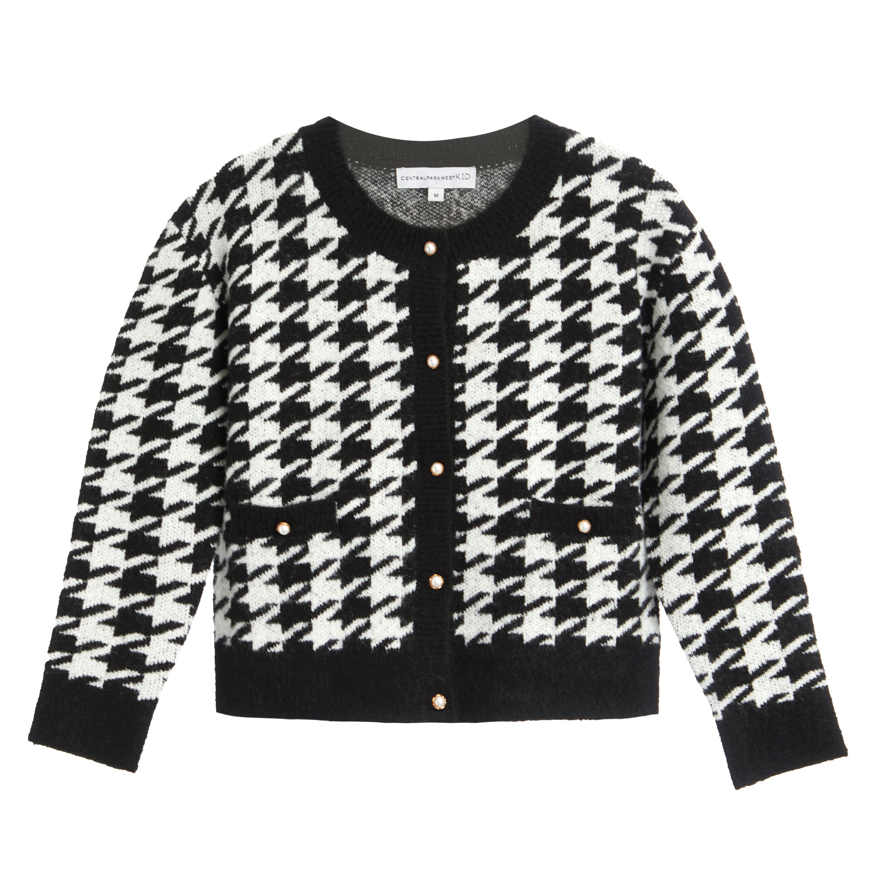 Blanche Houndstooth Cardigan