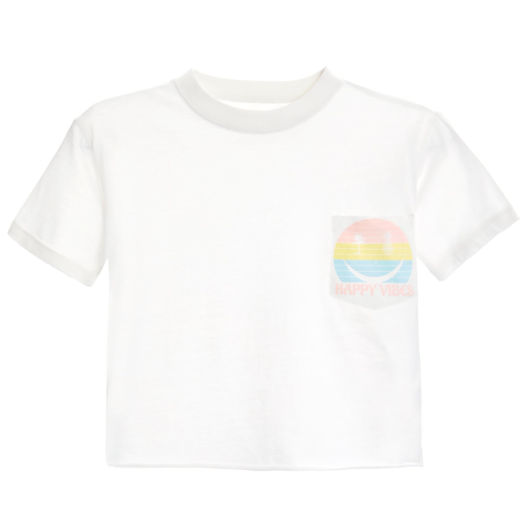 Good Vibes Smile Pocket Tee