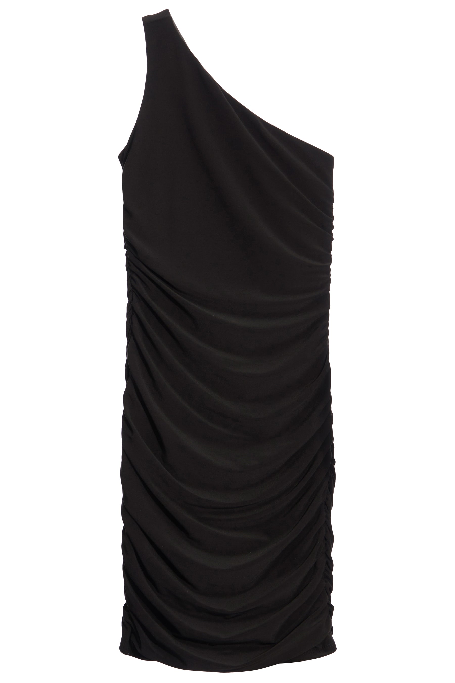 One Shoulder Ruched Dress