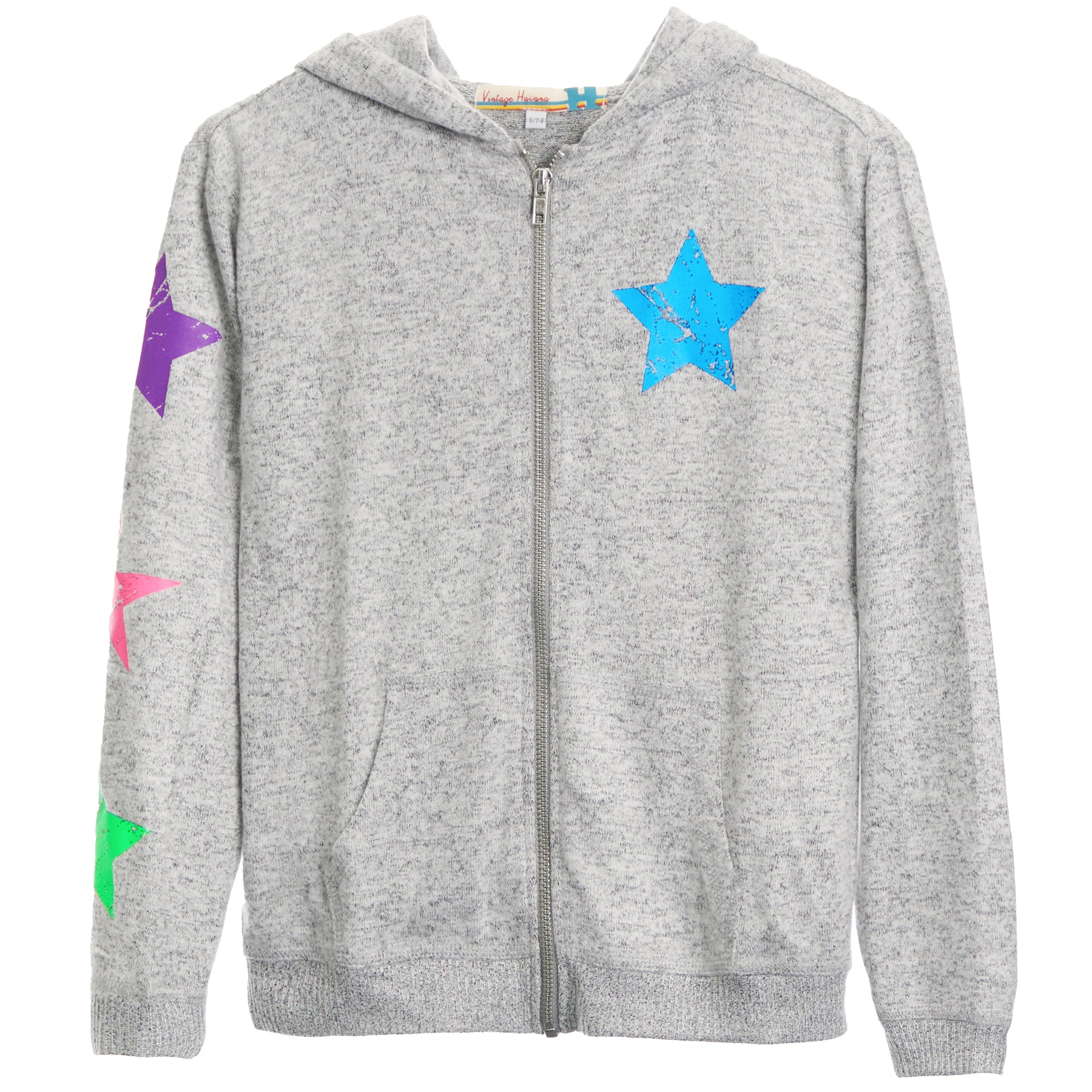 Smile Star Zip Hacci Jacket