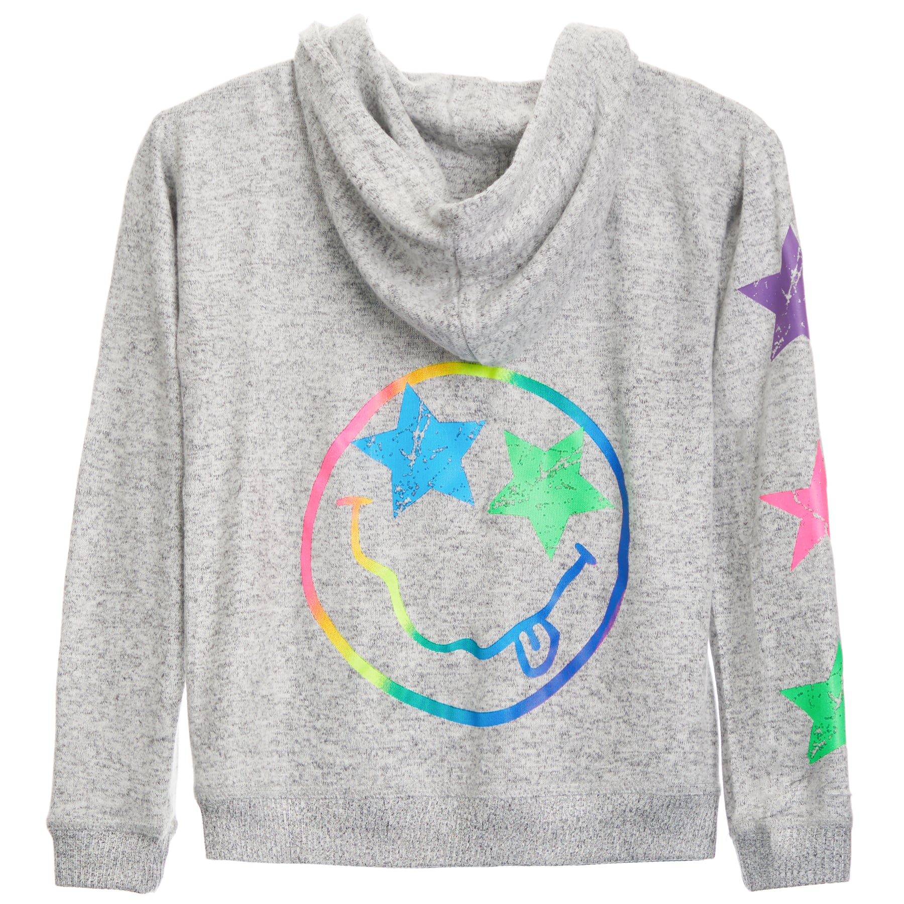 Smile Star Zip Hacci Jacket